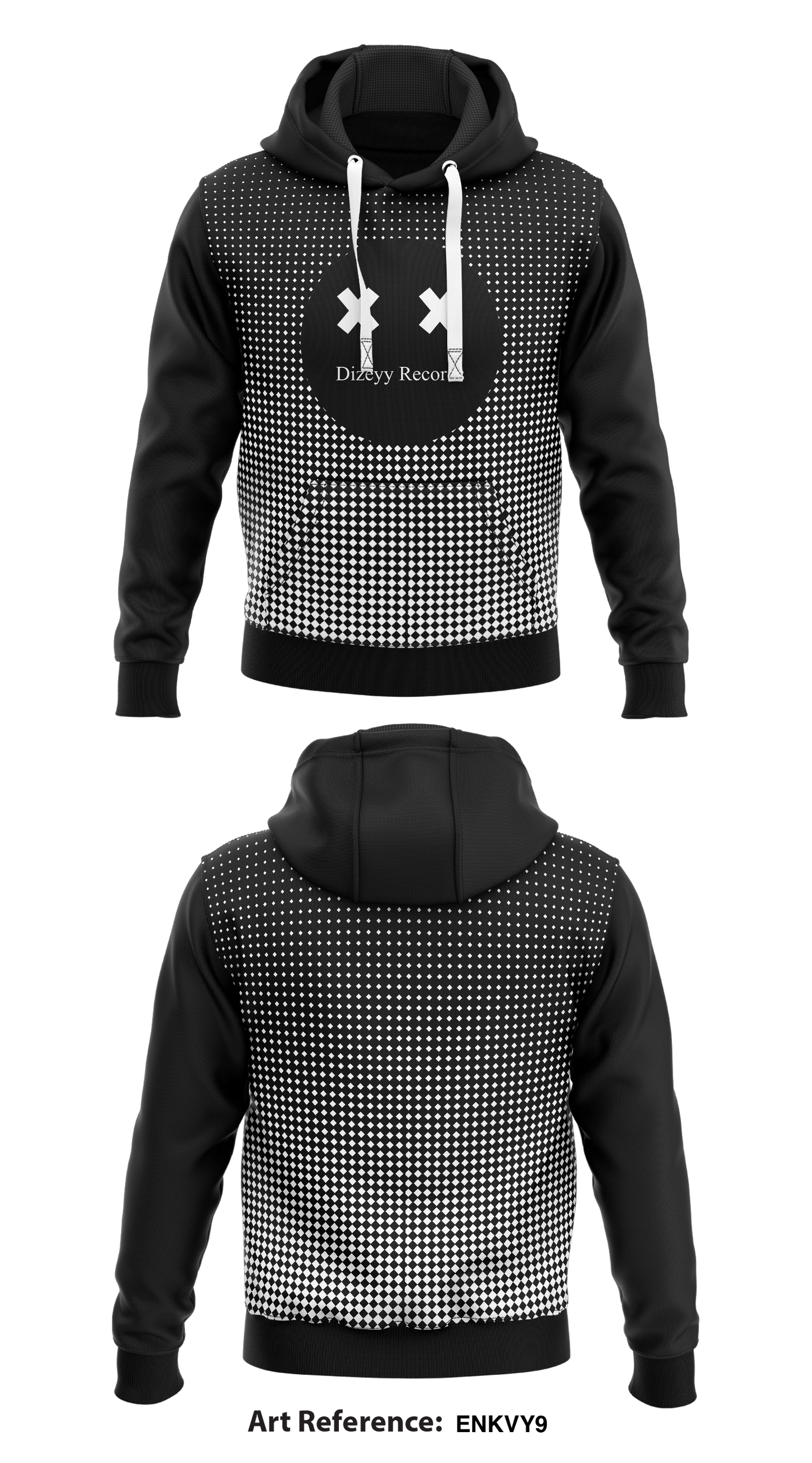 Dizeyy Records Store 1 Core Men's Hooded Performance Sweatshirt - EnKvy9