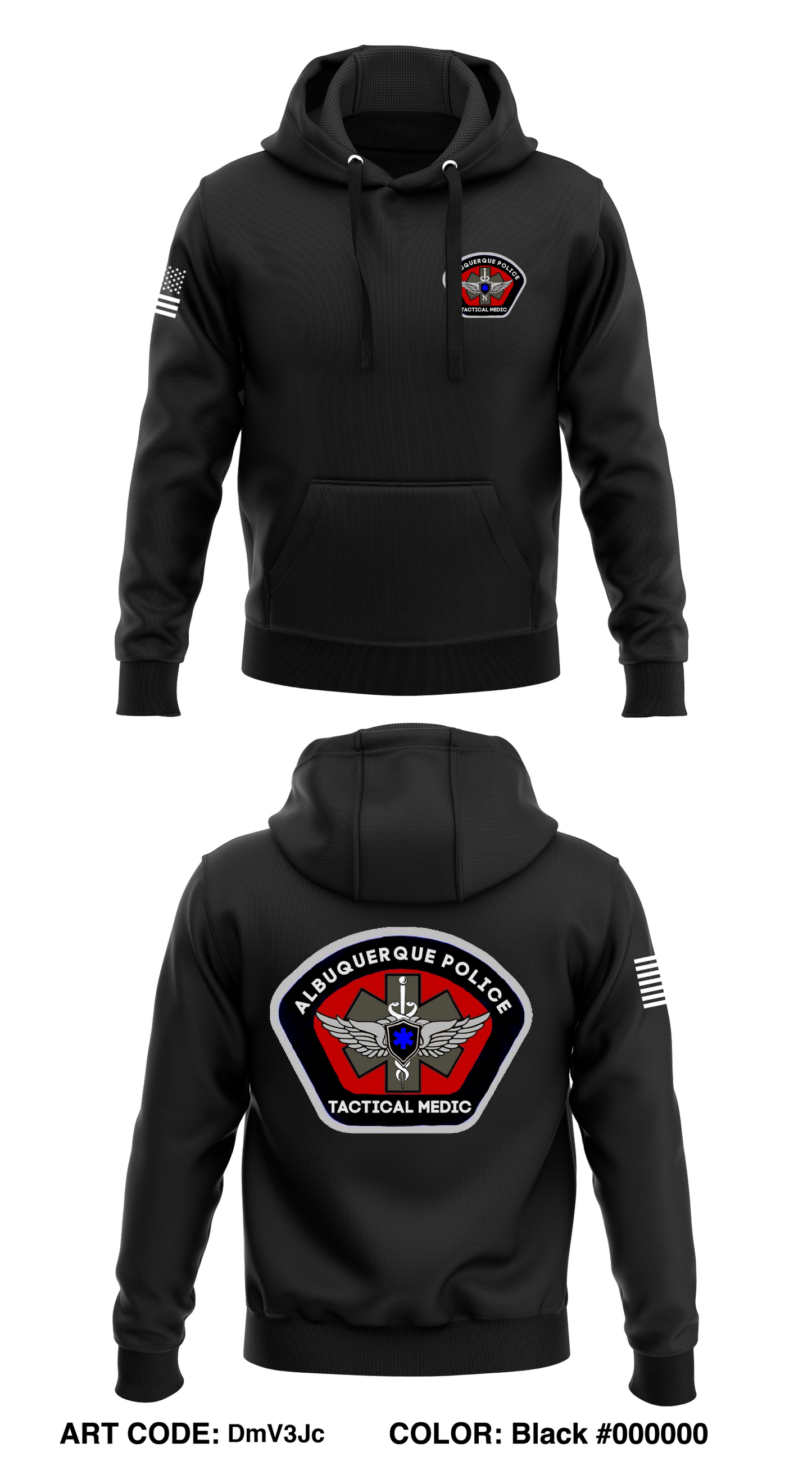 TEMS Store 1 Core Men's Hooded Performance Sweatshirt - DmV3Jc