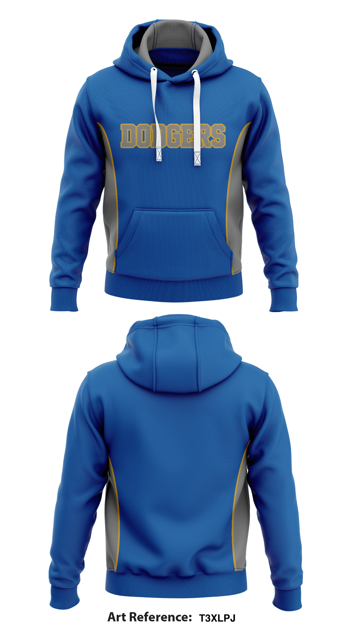 Dodgers Store 1 Core Men's Hooded Performance Sweatshirt - T3xLPj