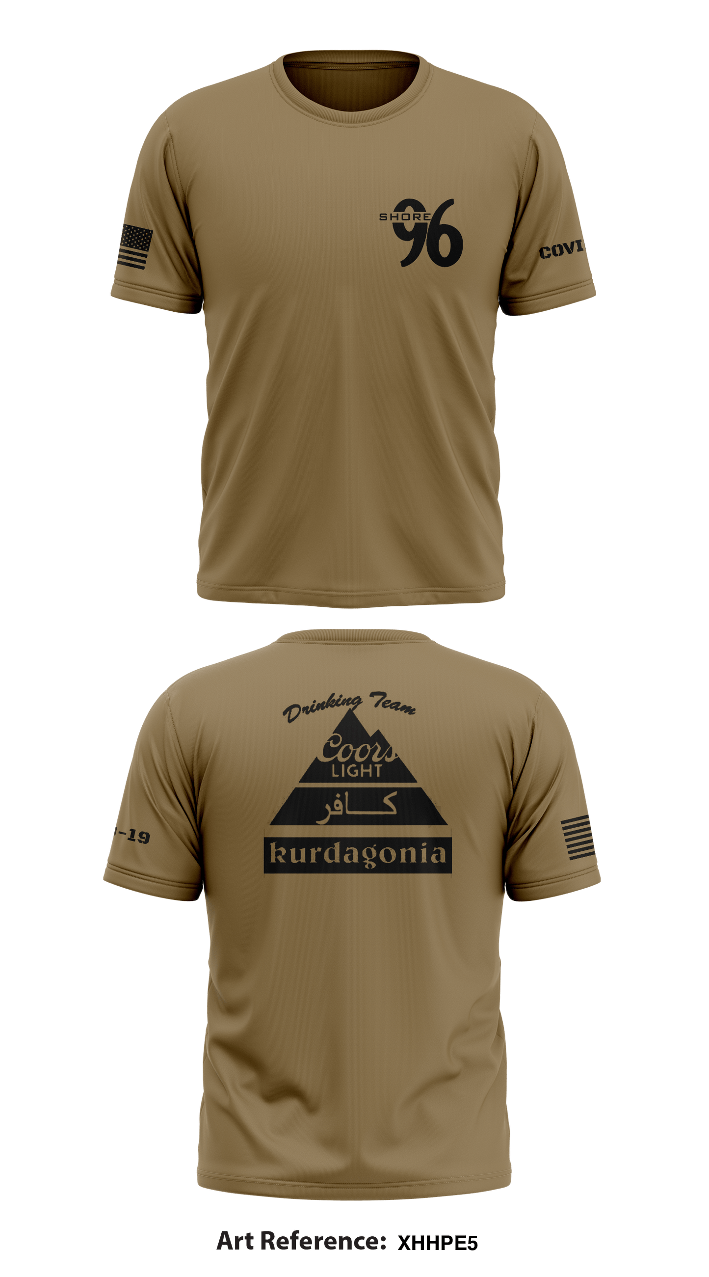 Drinking Team Kurdagonia Store 1 Core Men's SS Performance Tee - xhhpE5