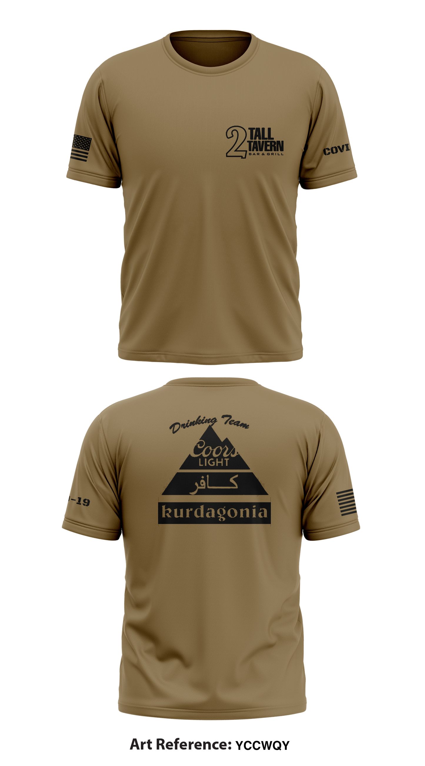 Drinking Team Kurdagonia Store 1 Core Men's SS Performance Tee - yCcWQy