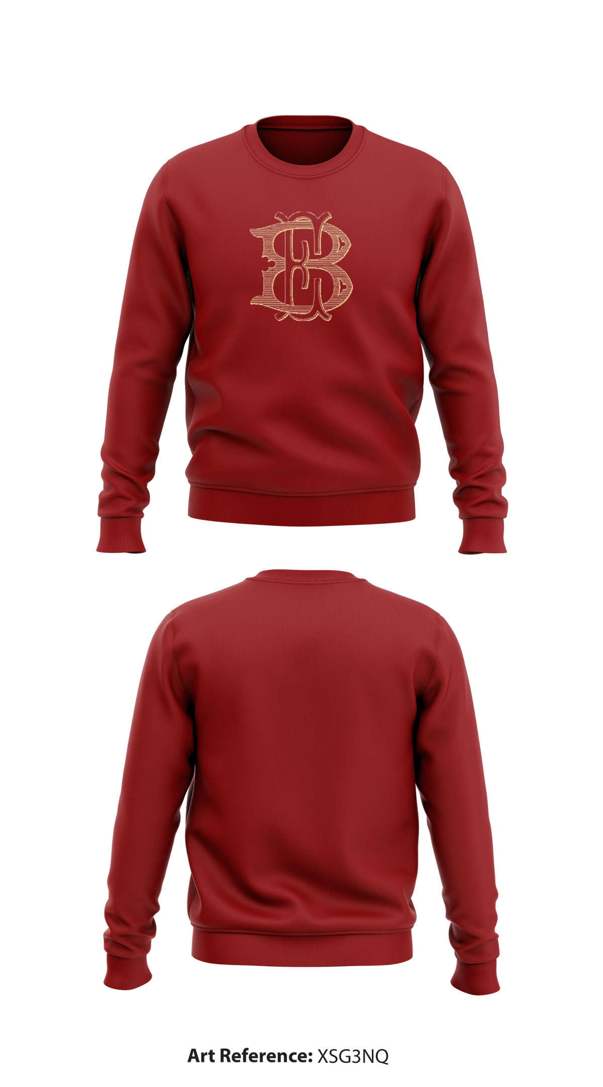 ELITE BANGERZ Store 2 Core Men's Crewneck Performance Sweatshirt - xsg3NQ