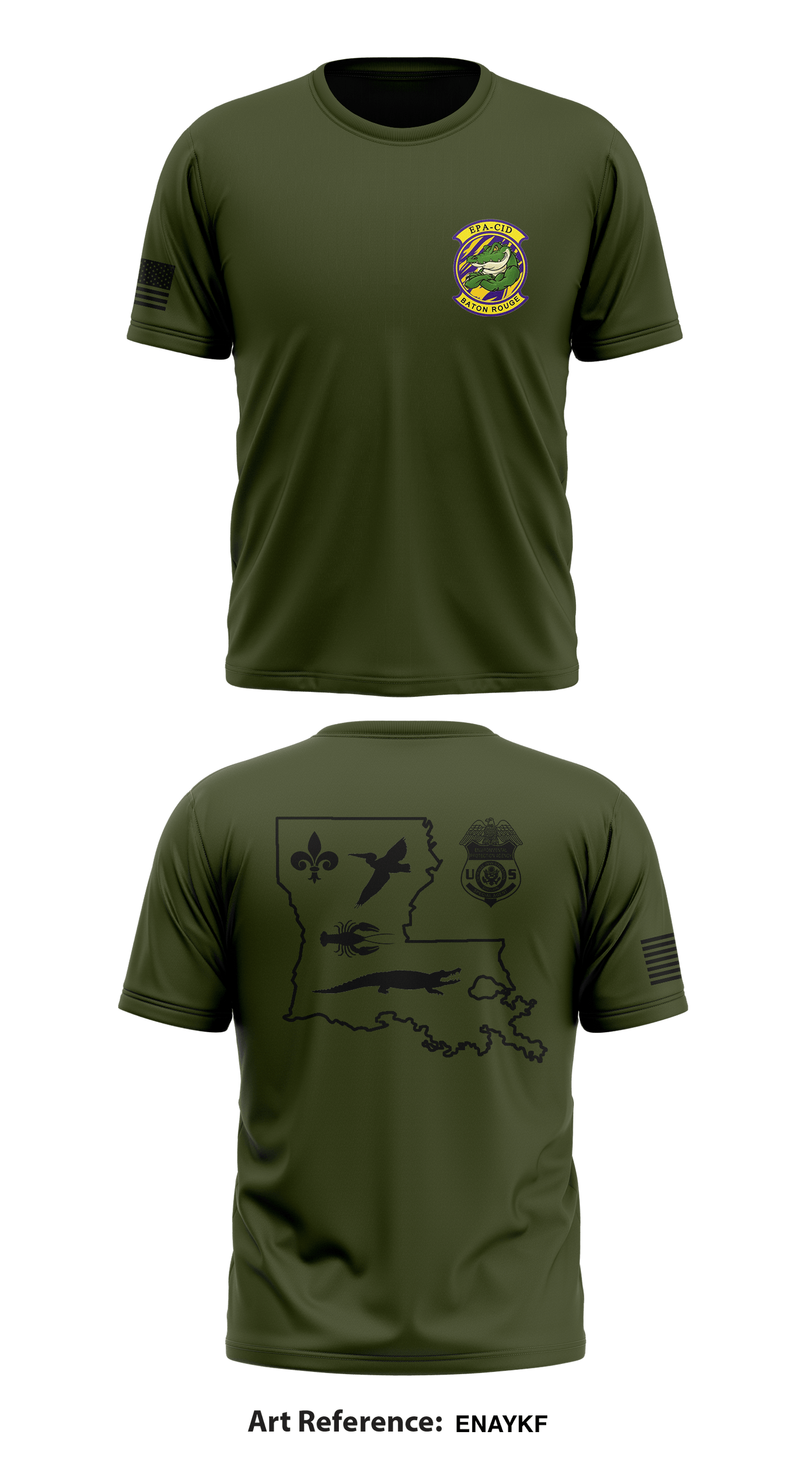 EPA-CID BATON ROUGE RESIDENT OFFICE Store 1 Core Men's SS Performance Tee - eNAykf