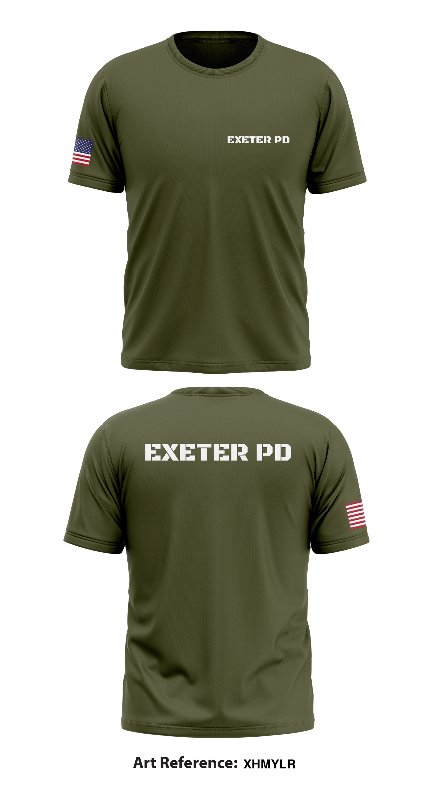 EXETER PD Store 1 Core Men's SS Performance Tee - xHmYLR