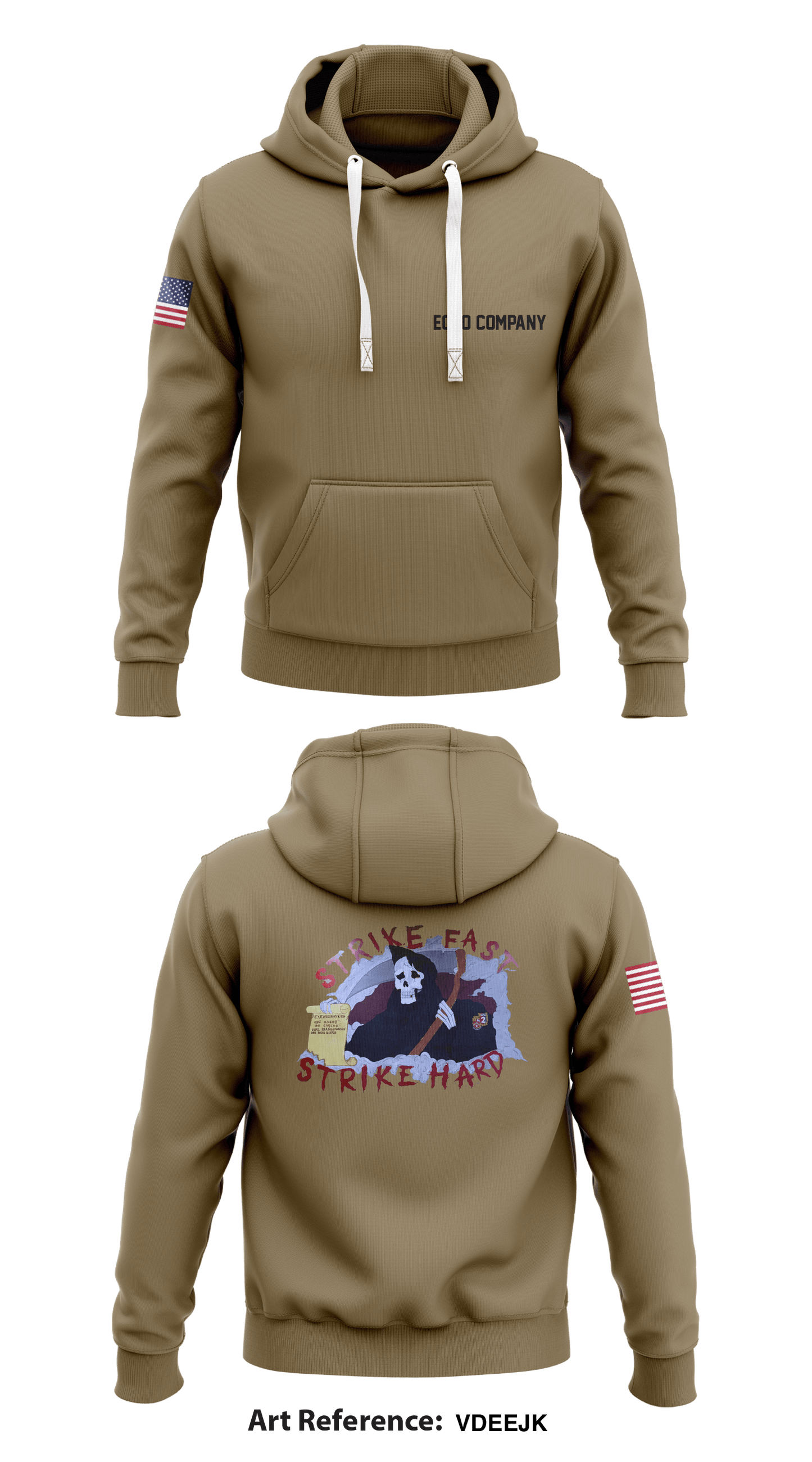 Echo Company Store 1 Core Men's Hooded Performance Sweatshirt - VdEeJk