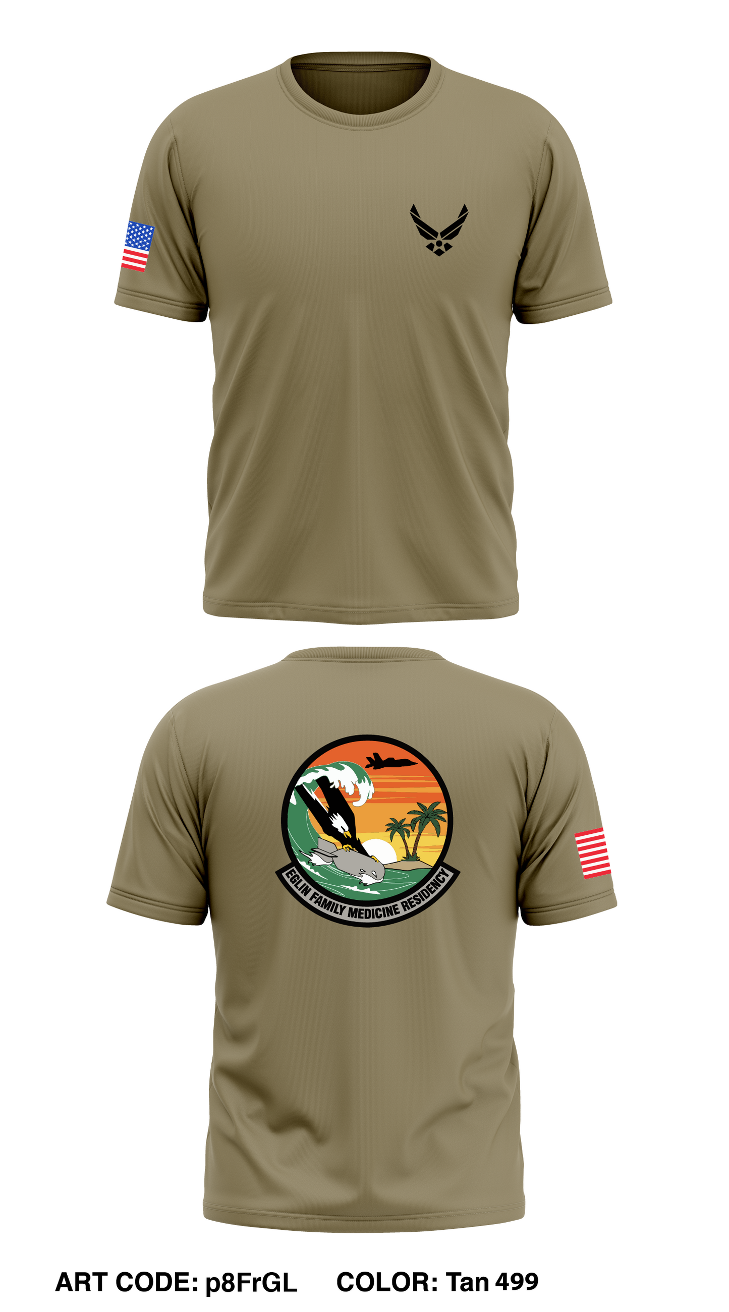 Eglin FMR Store 1 Core Men's SS Performance Tee - p8FrGL