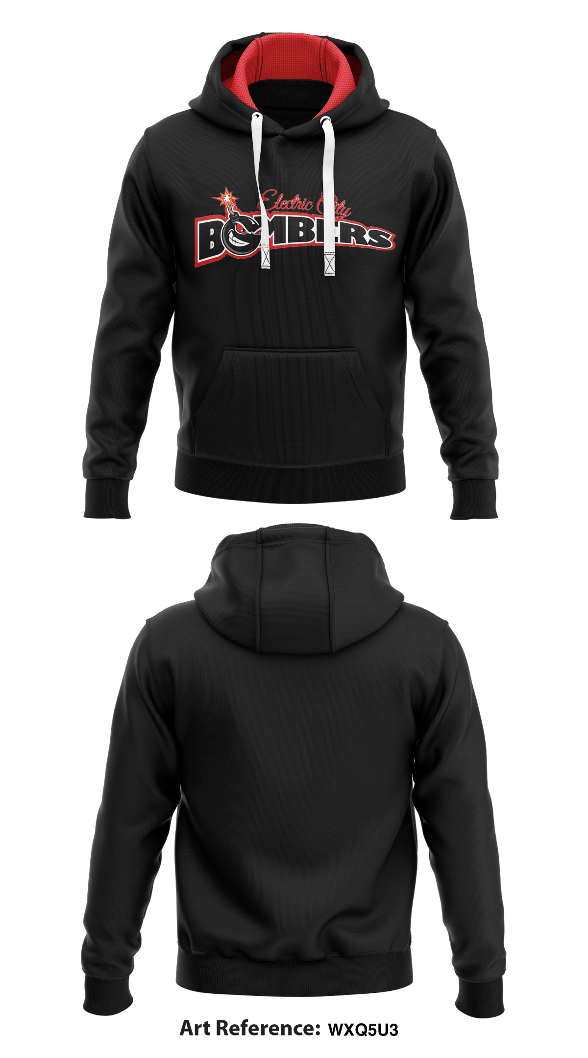 Electric City Bombers Store 2 Core Men's Hooded Performance Sweatshirt - WxQ5u3
