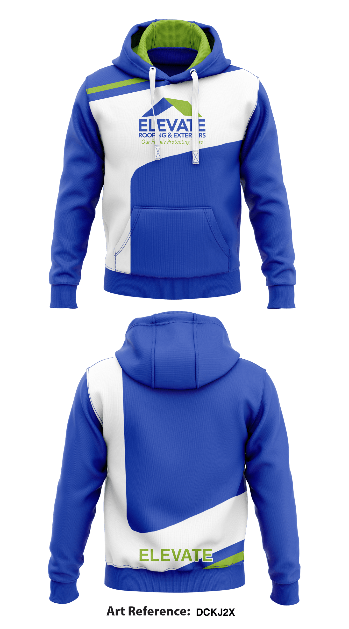Elevate Roofing & Exteriors Core Men's Hooded Performance Sweatshirt - DcKj2X