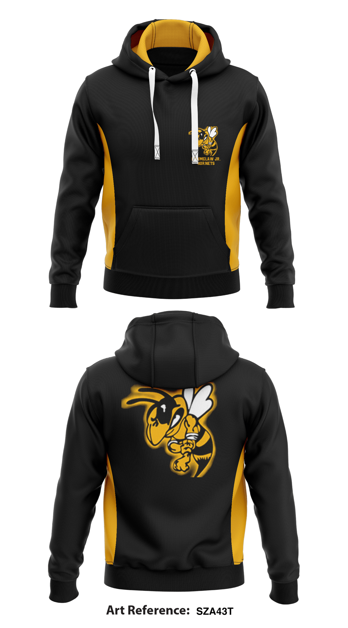 Enumclaw Jr. Hornets Core Men's Hooded Performance Sweatshirt - SzA43T