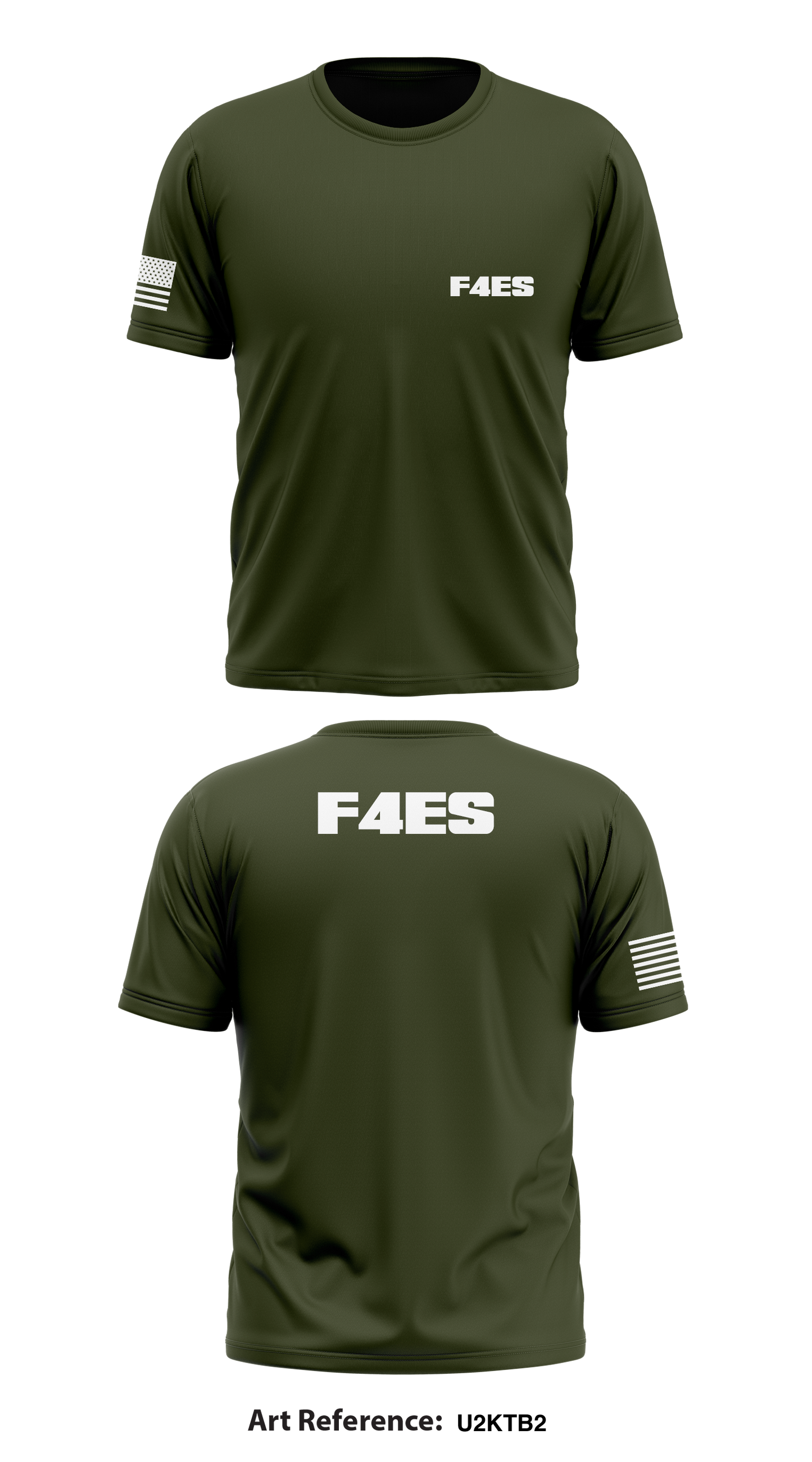 F4ES Store 1 Core Men's SS Performance Tee - DMRww2
