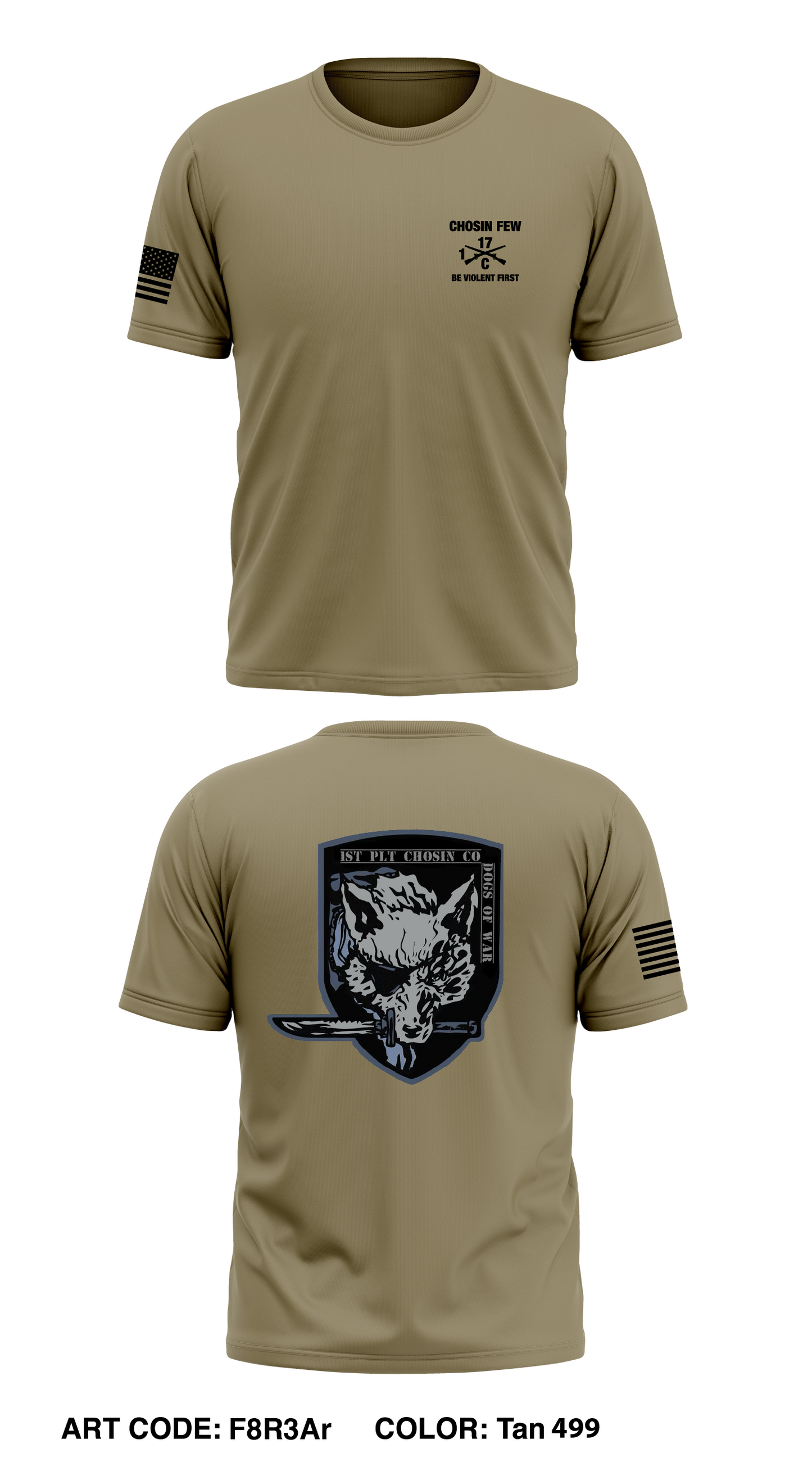 1 PLT C-CO 1-17 IN Core Men's SS Performance Tee - F8R3Ar