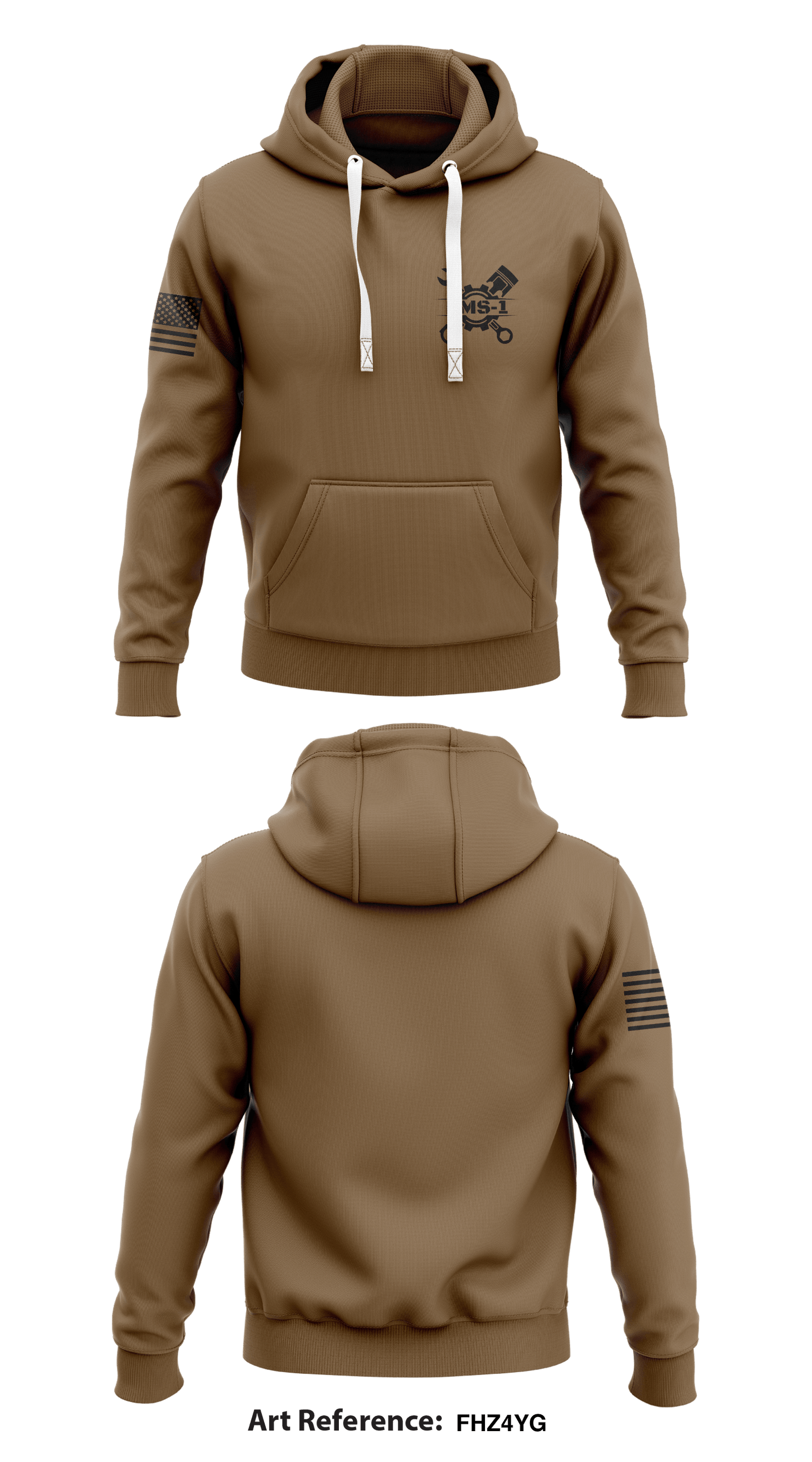 FMS 1 Core Men's Hooded Performance Sweatshirt - fHz4yG