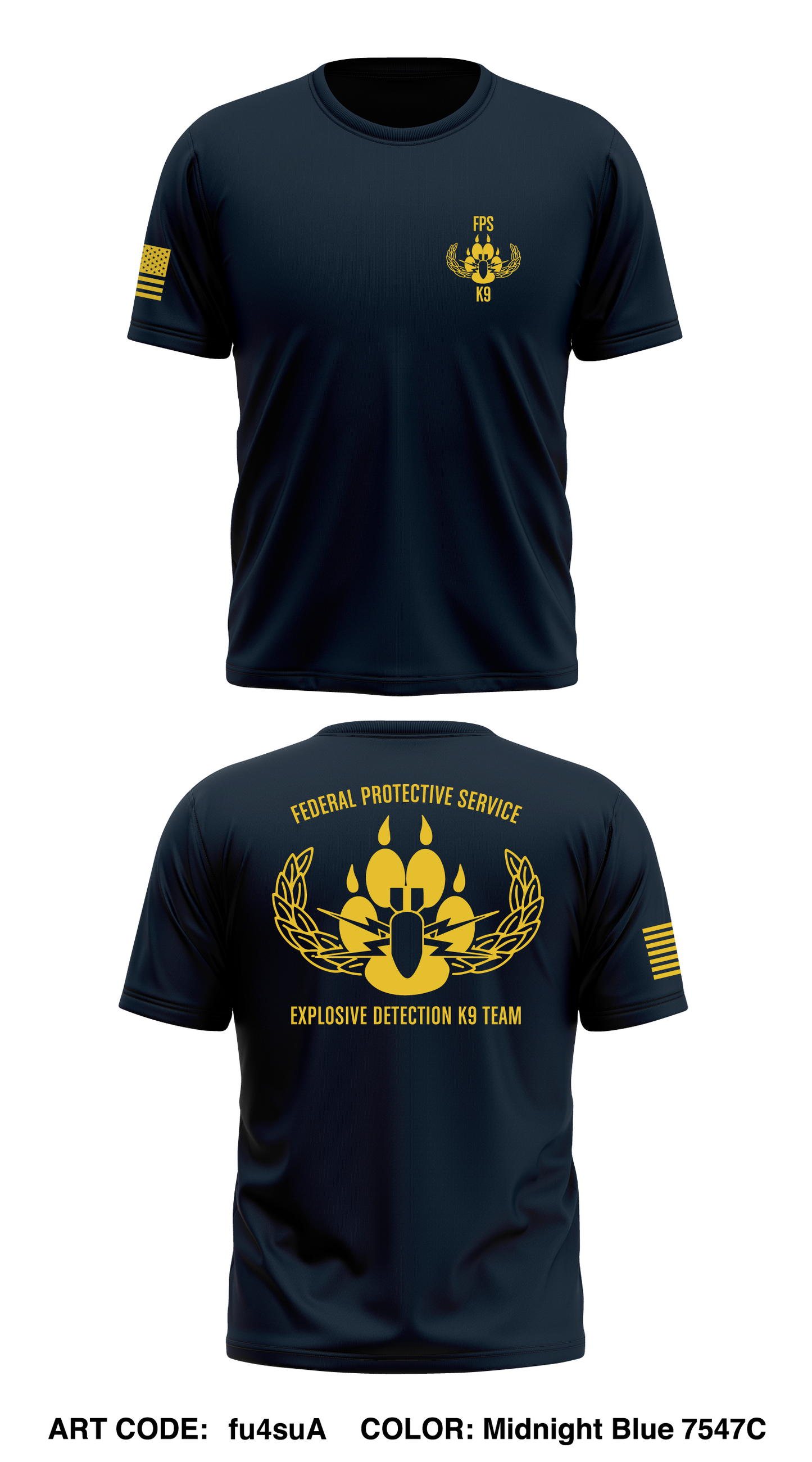 FPS K9 Store 1 Core Men's SS Performance Tee - fu4suA