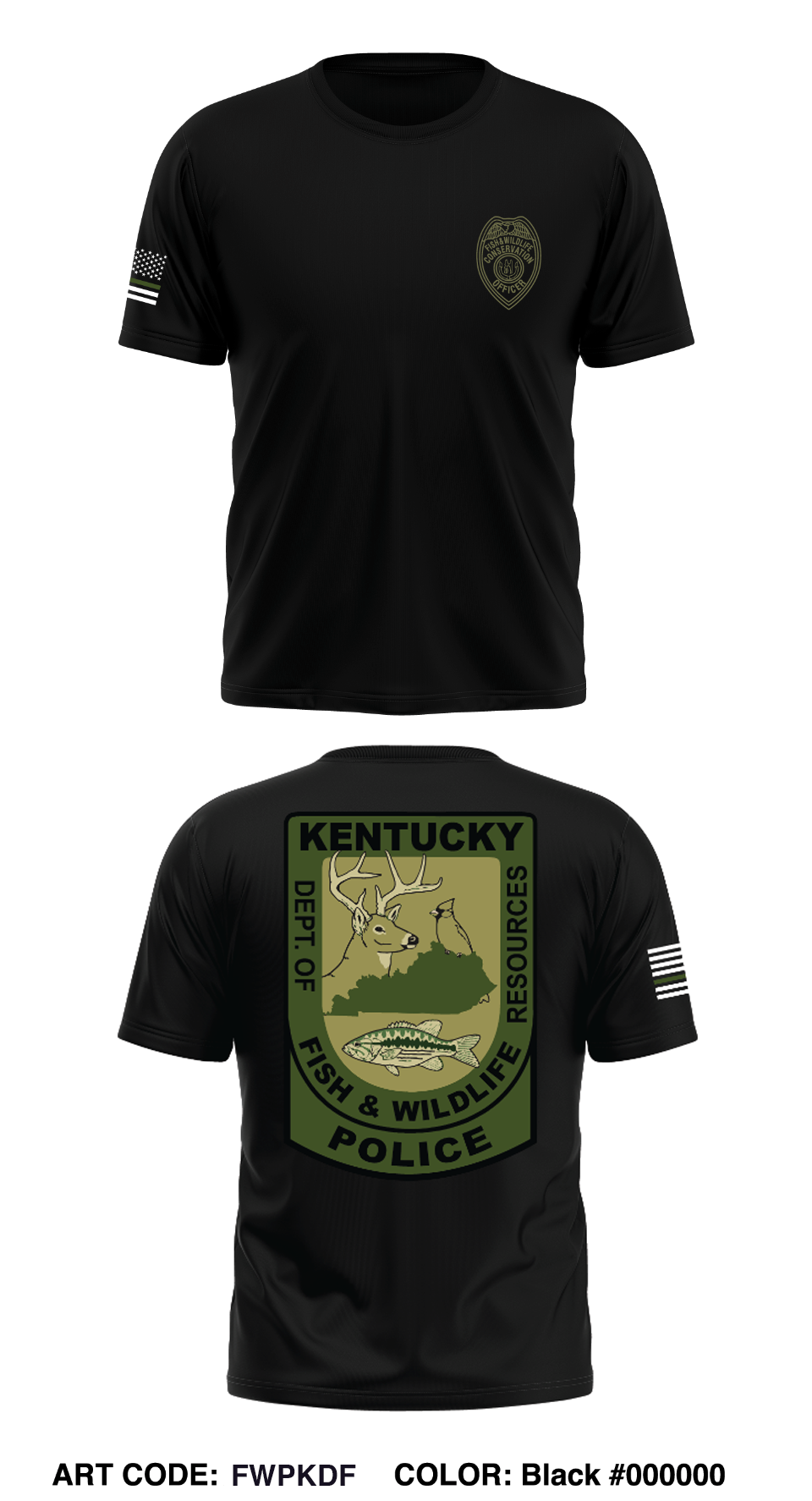 KDFWR Store 1 Core Men's SS Performance Tee - FWPKDF