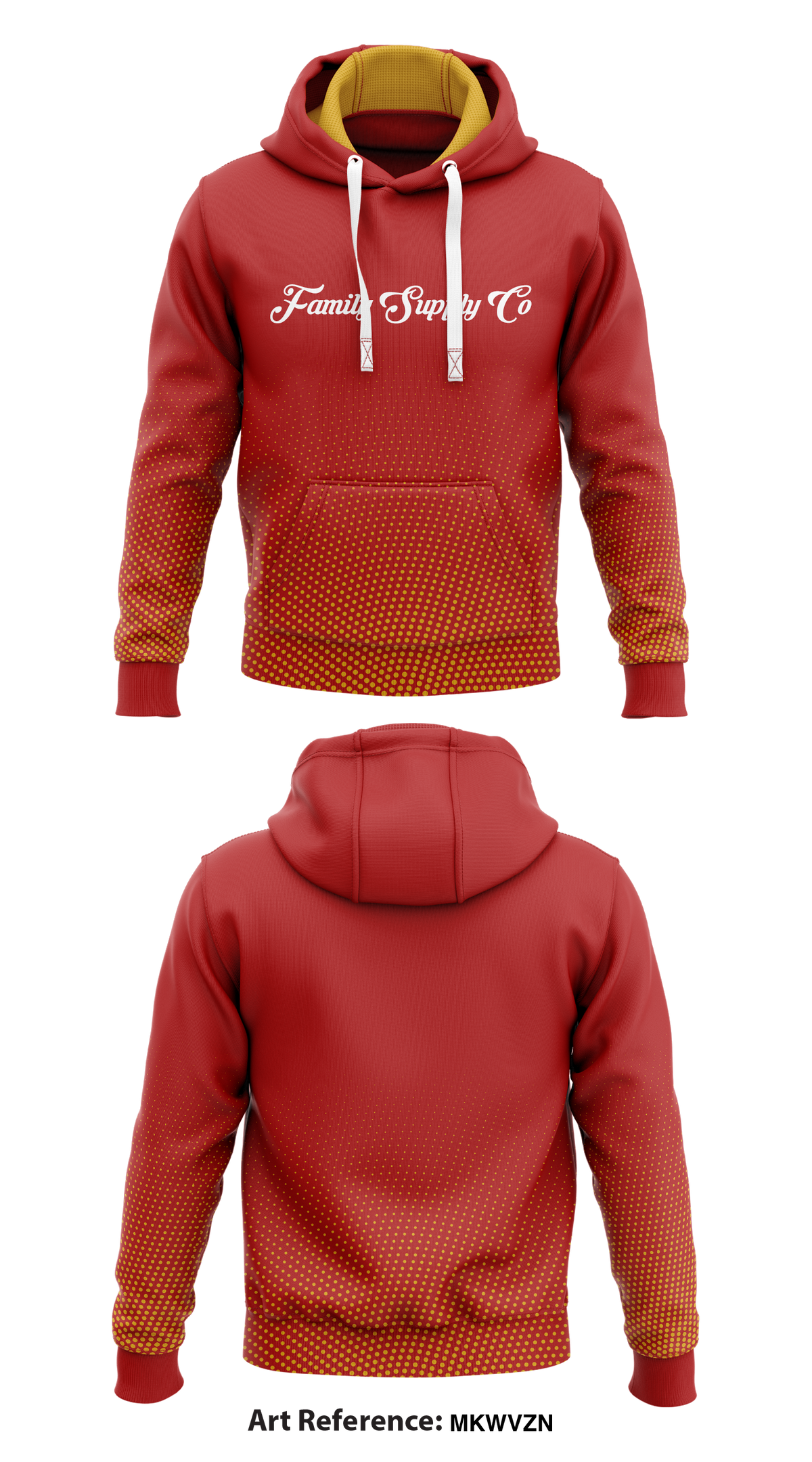 Family Supply Co Store 1 Core Men's Hooded Performance Sweatshirt - MkWVZn