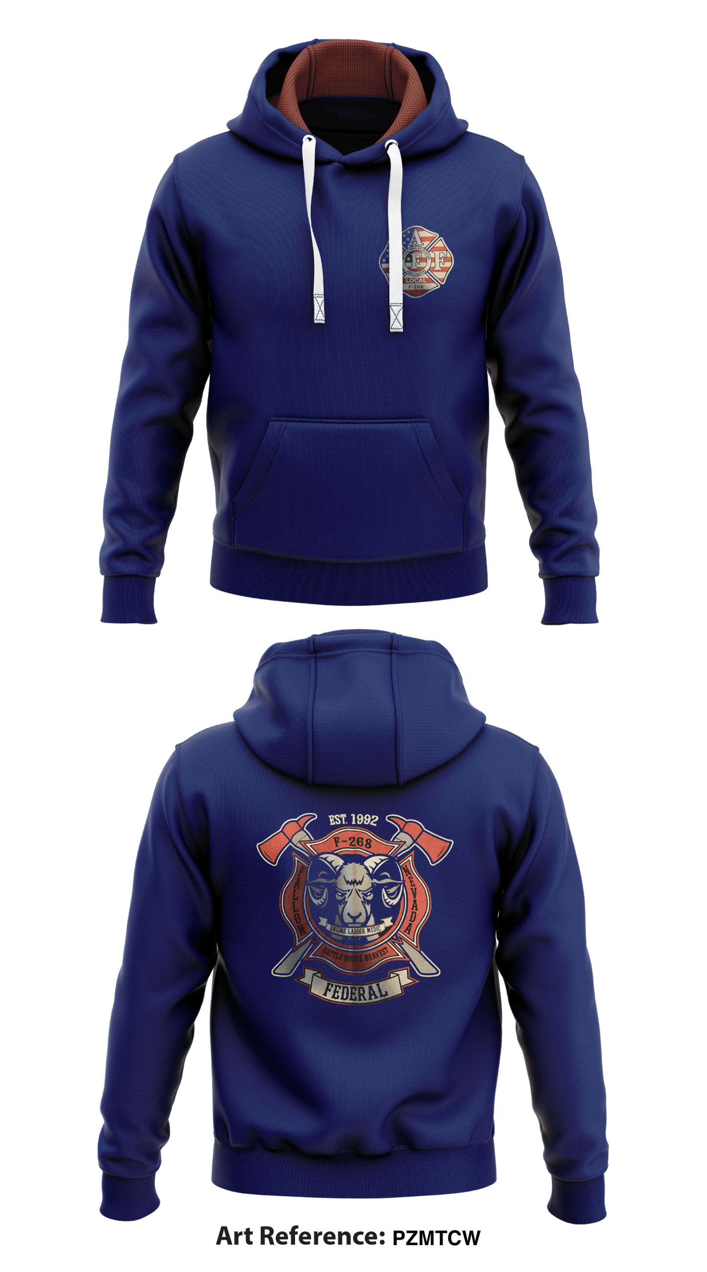 Federal Fire Department NAS Fallon Store 1 Core Men's Hooded Performance Sweatshirt - pZMtcW