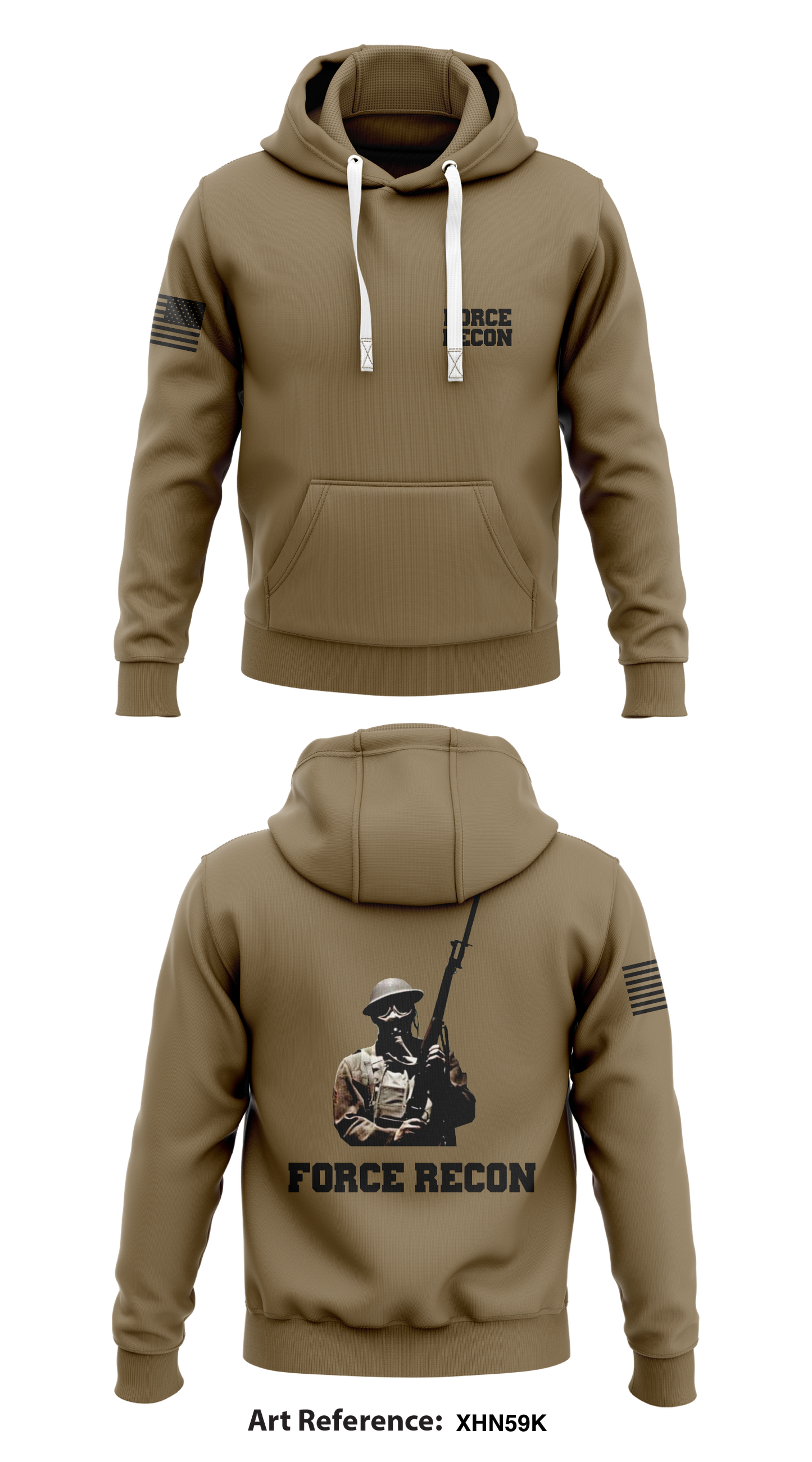 Force Recon Store 1 Core Men's Hooded Performance Sweatshirt - xhN59k