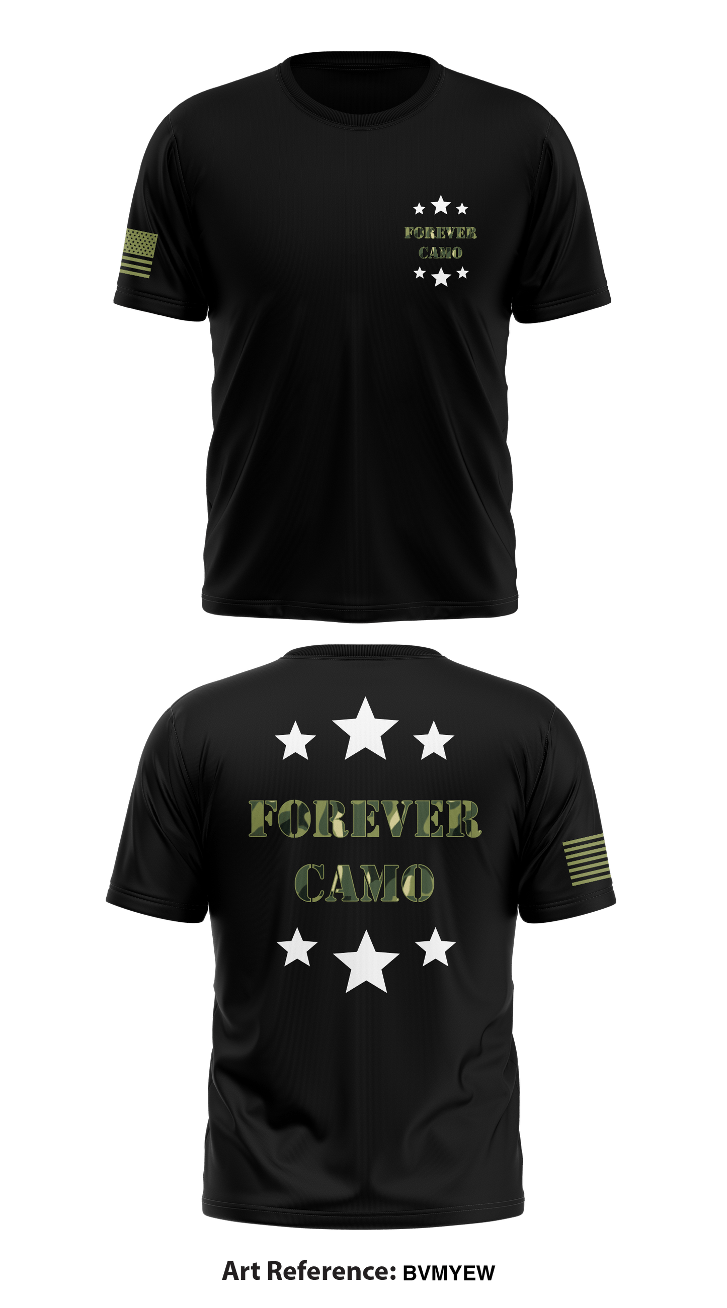 Forever Camo Store 1 Core Men's SS Performance Tee - BVmyeW
