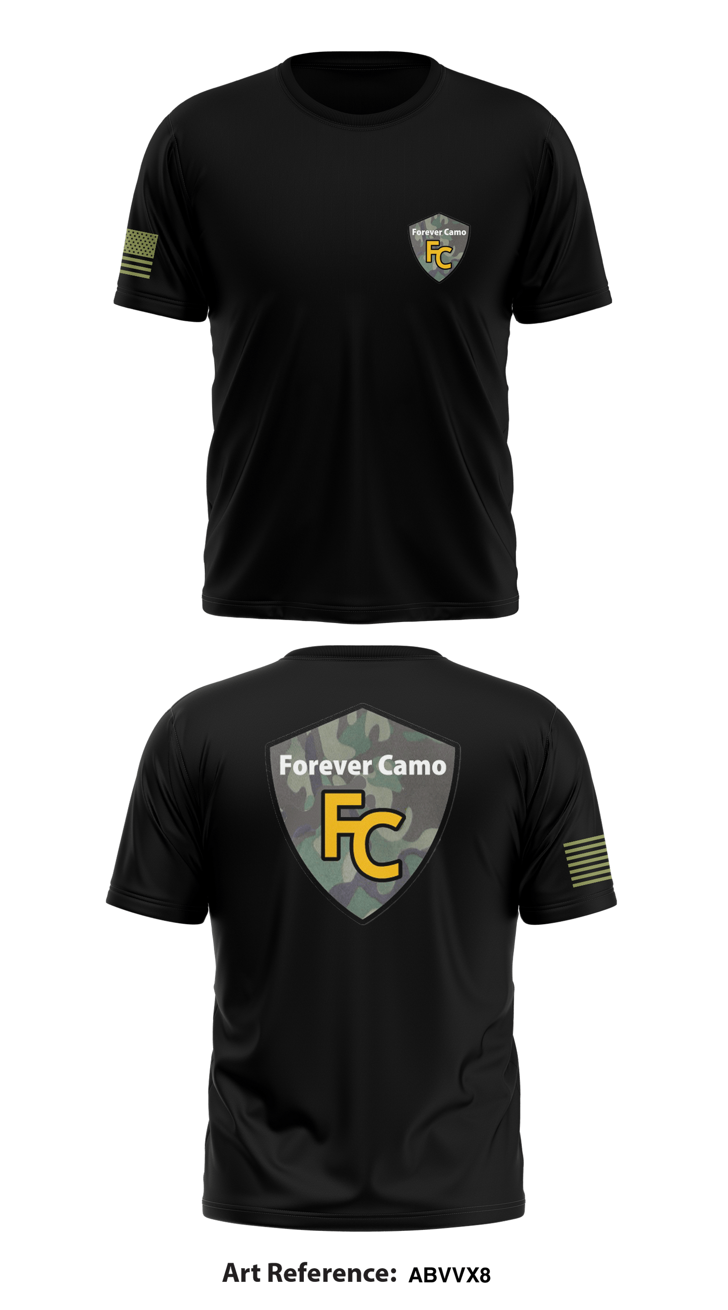 Forever Camo Store 1 Core Men's SS Performance Tee - aBvvx8