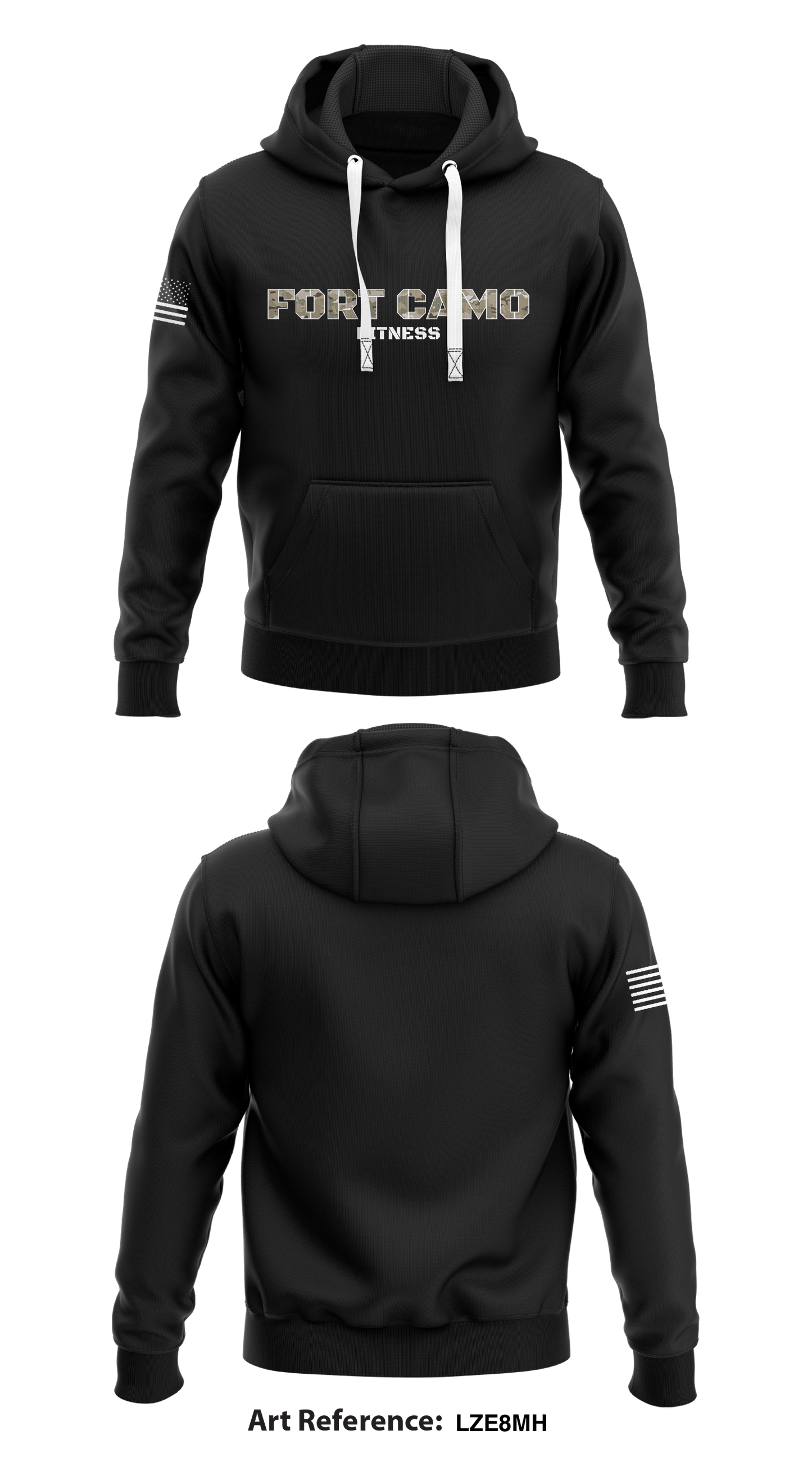 Fort Camo Fitness Store 1 Core Men's Hooded Performance Sweatshirt - LZE8mH