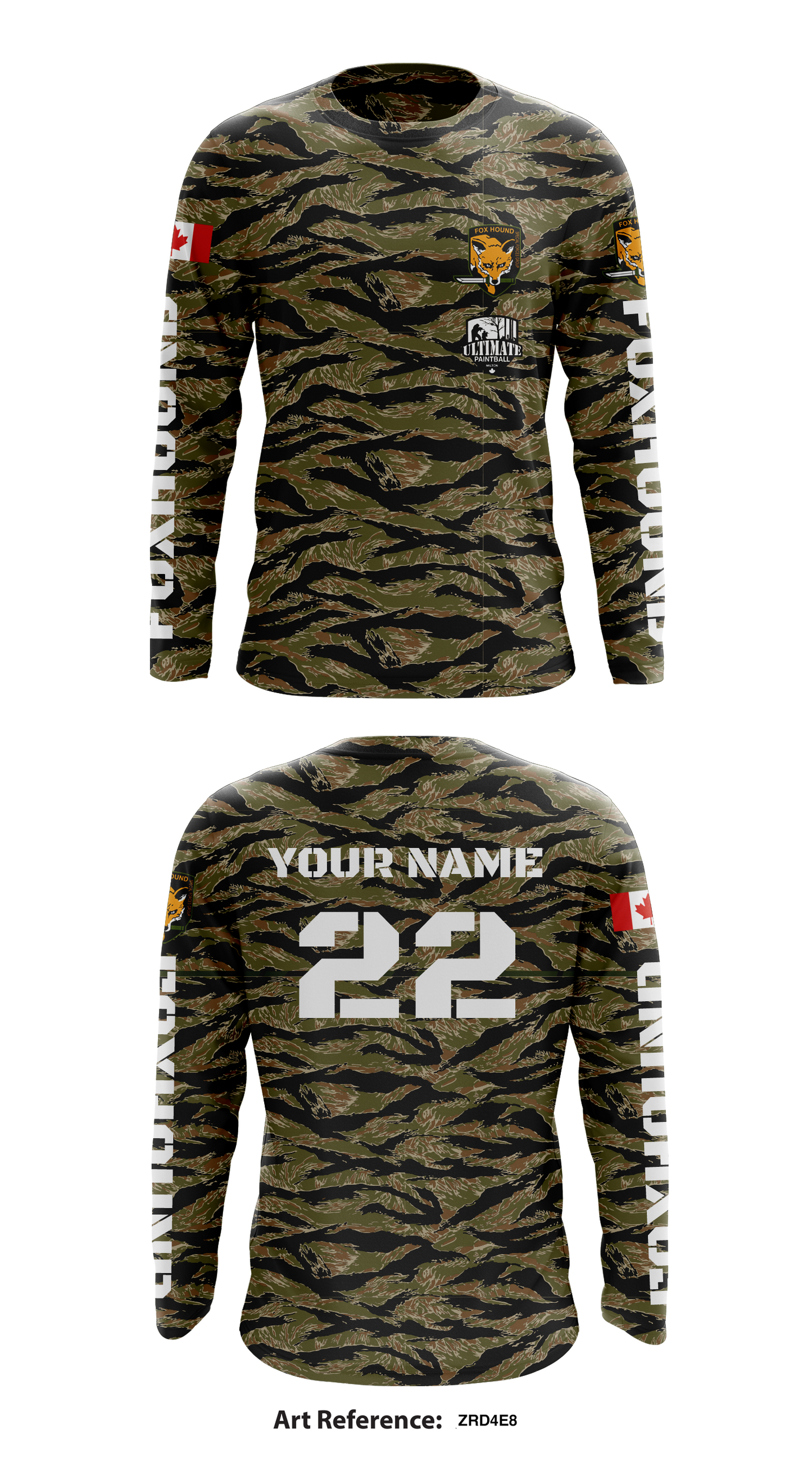 FOX HOUND PAINTBALL Store 1 Core Men's LS Performance Tee - zrd4e8
