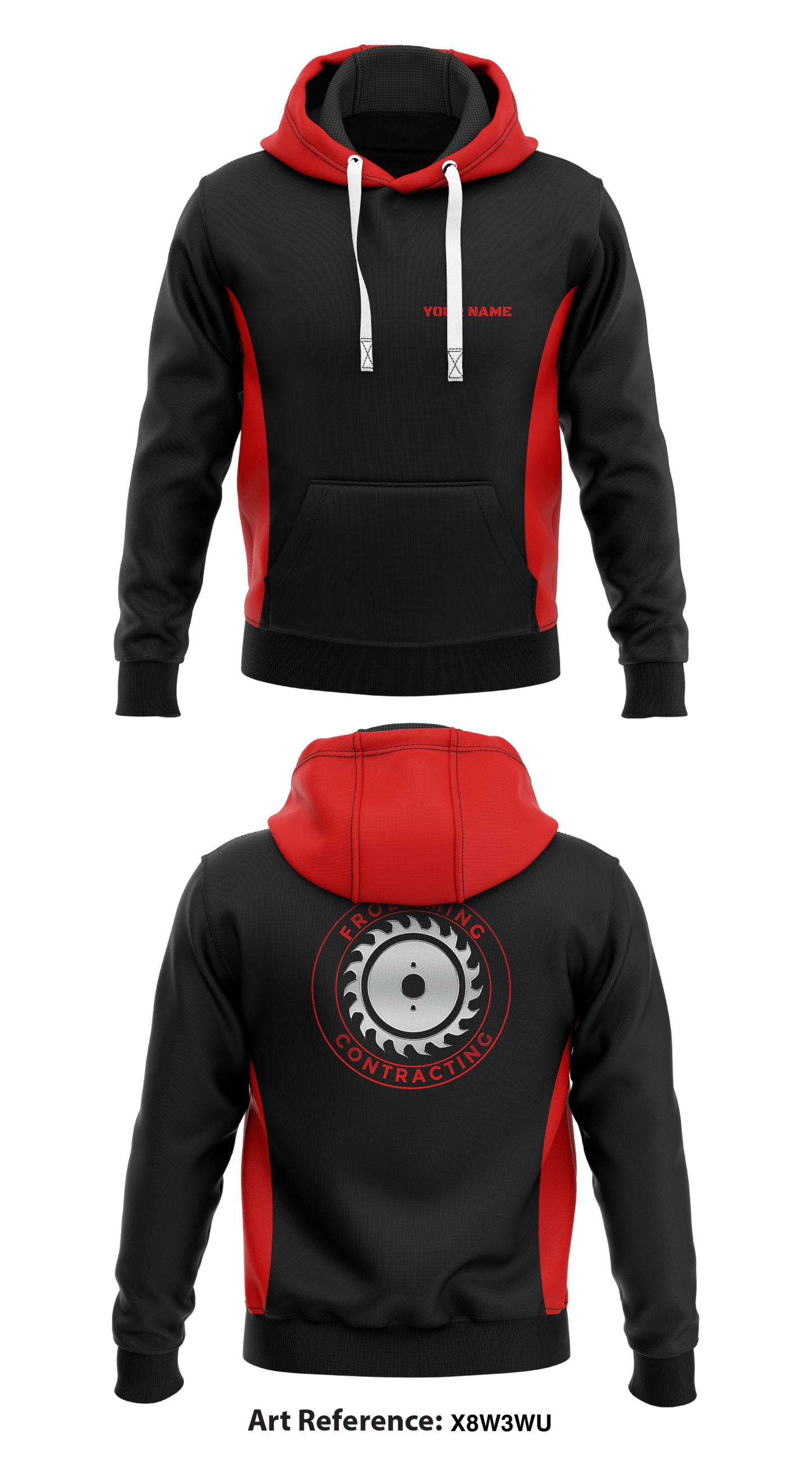 Froemming Contracting Store 1 Core Men's Hooded Performance Sweatshirt - x8W3wU