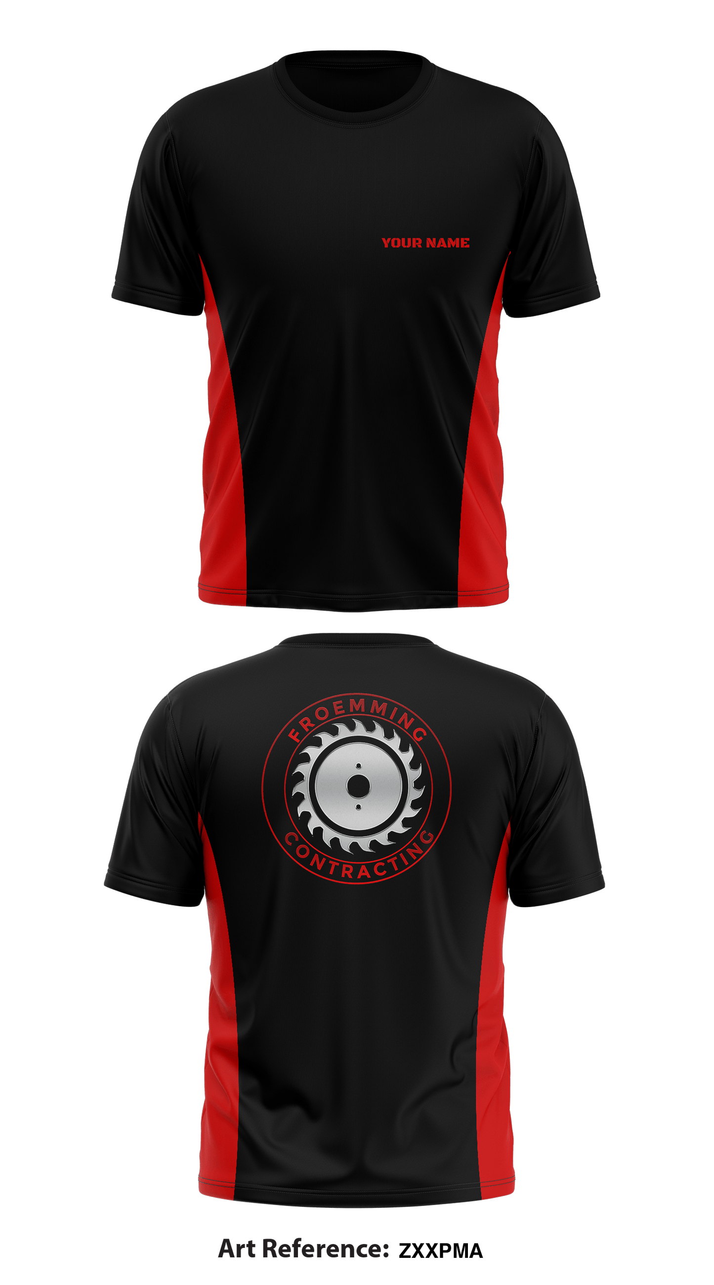 Froemming Contracting Store 1 Core Men's SS Performance Tee - zXxpma