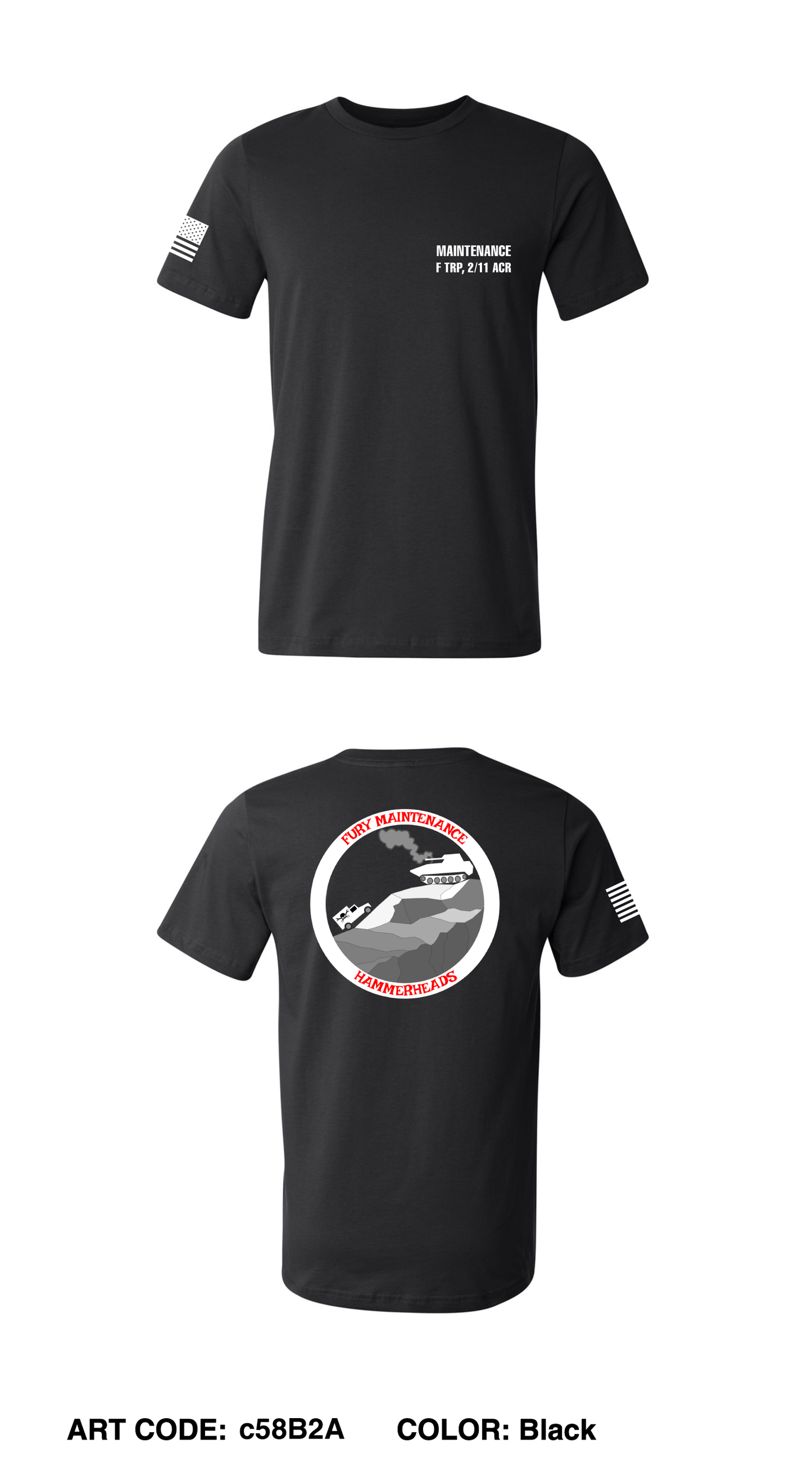 Fury Maintenance, 211TH ACR Comfort Unisex Cotton SS Tee - c58B2A