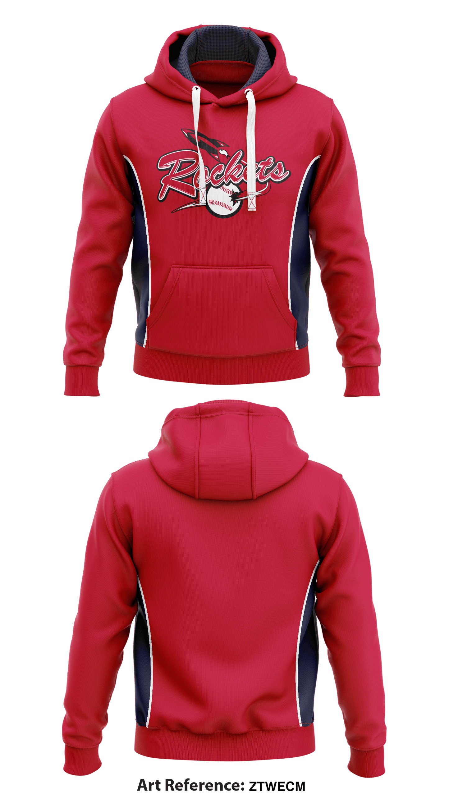 GNG Rockets Core Men's Hooded Performance Sweatshirt - ZtweCm