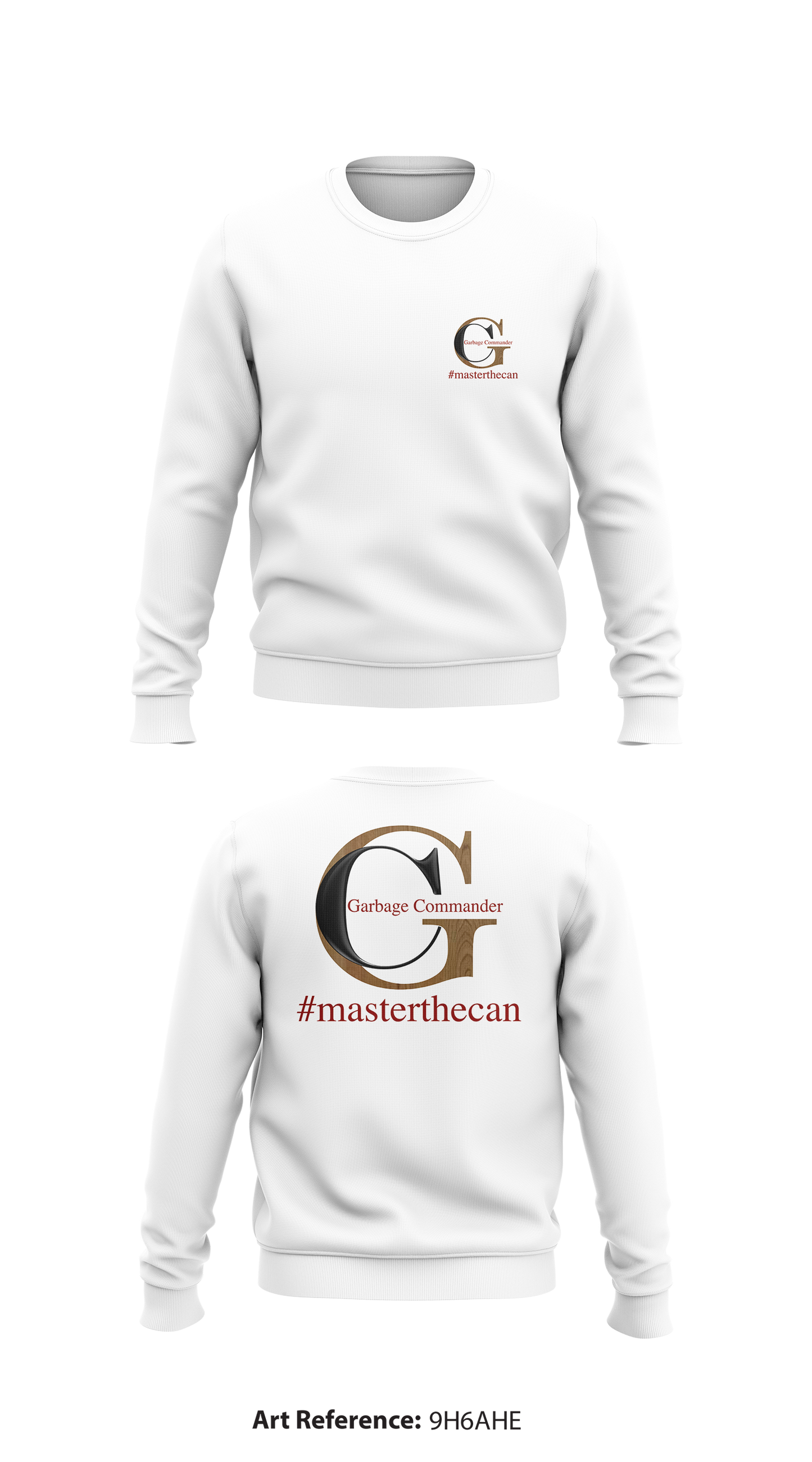 Garbage Commander Store 1 Core Men's Crewneck Performance Sweatshirt - 9h6AHe
