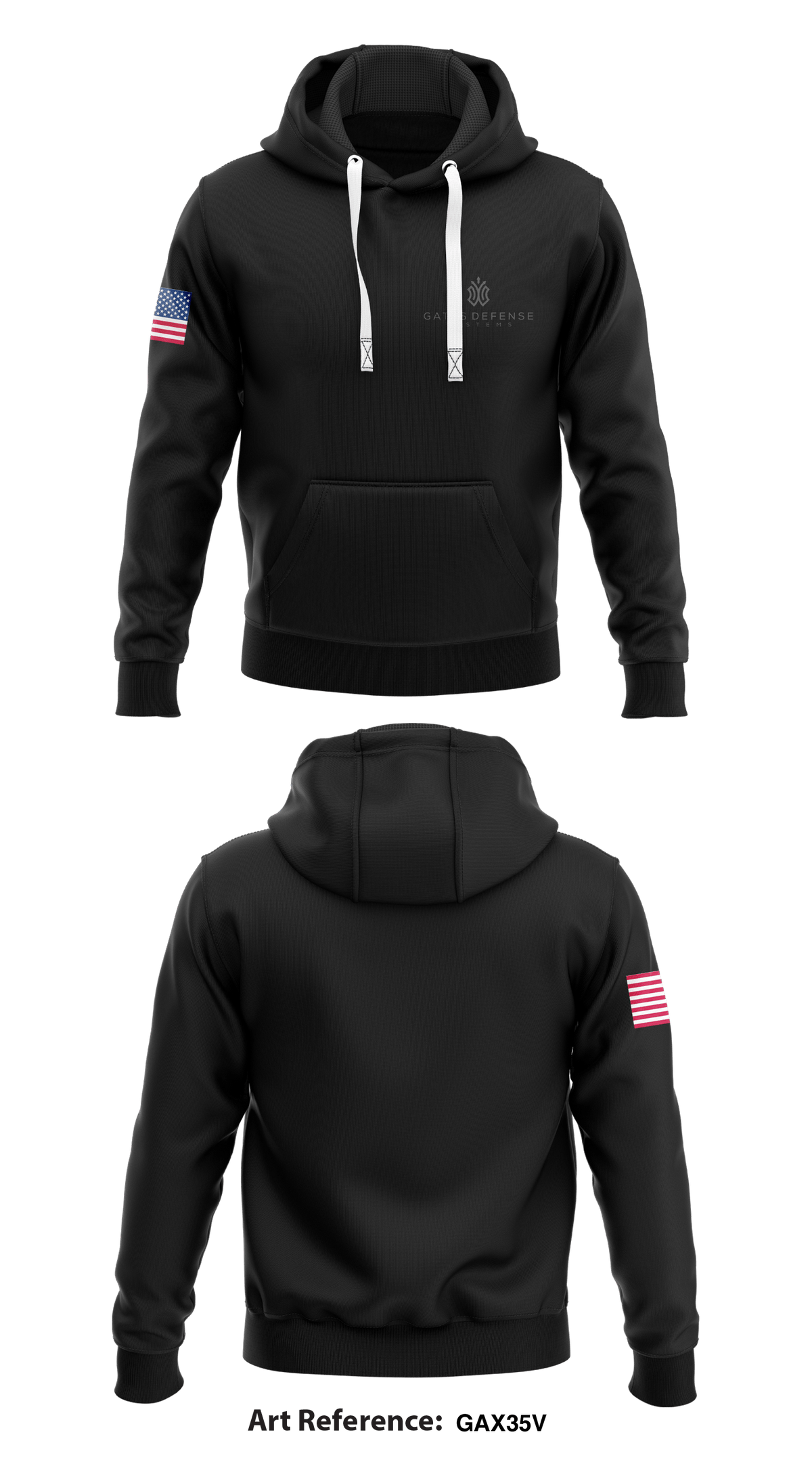 Gates Defense Systems Core Men's Hooded Performance Sweatshirt - gAX35V