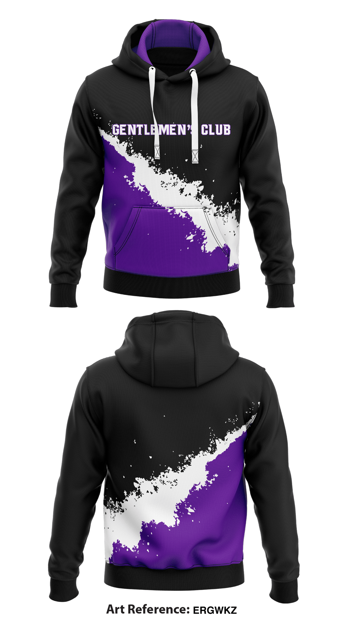 Gentlemen’s Club Store 1 Core Men's Hooded Performance Sweatshirt - erGwkz