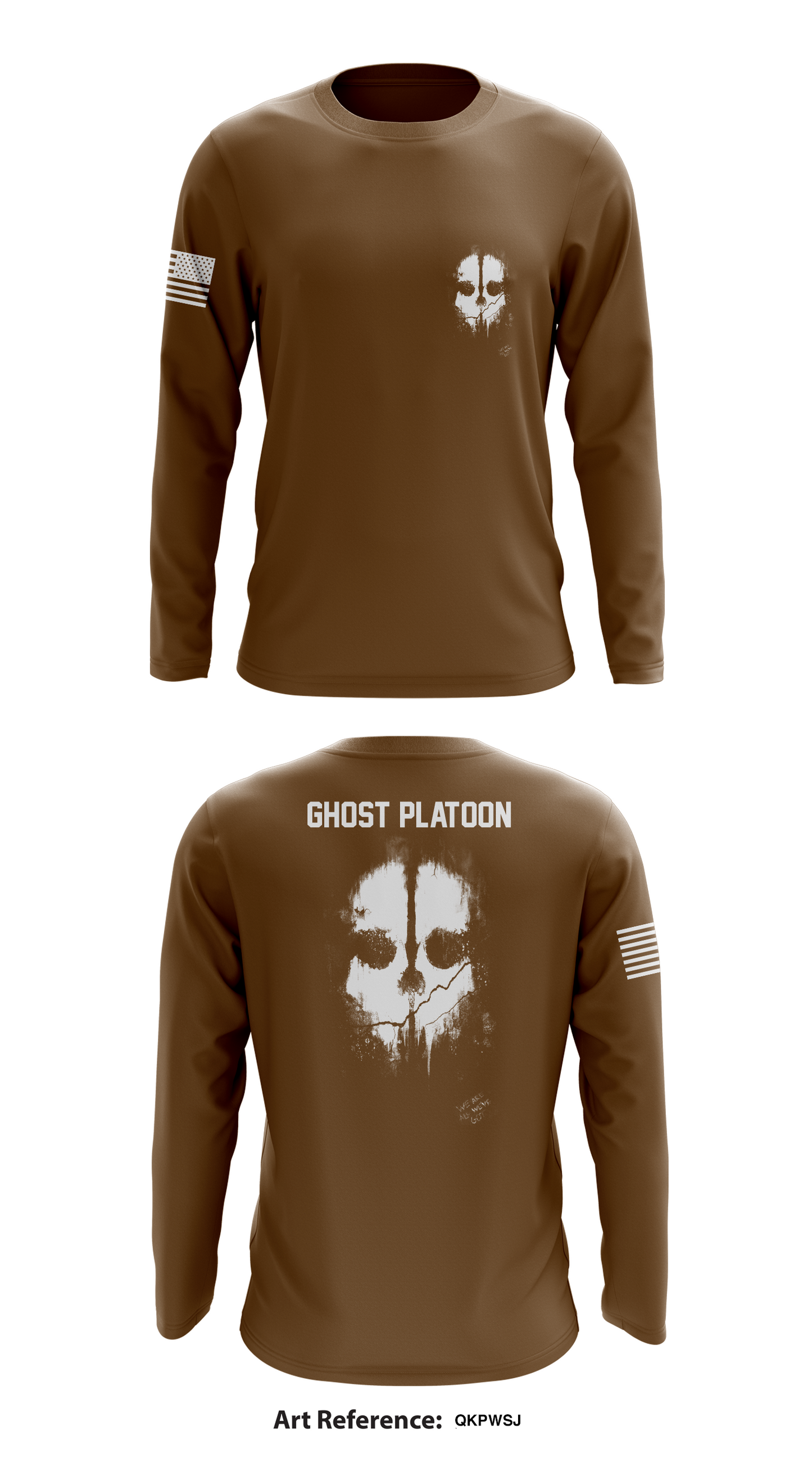 Ghost Platoon Store 1 Core Men's LS Performance Tee - QKPWsj
