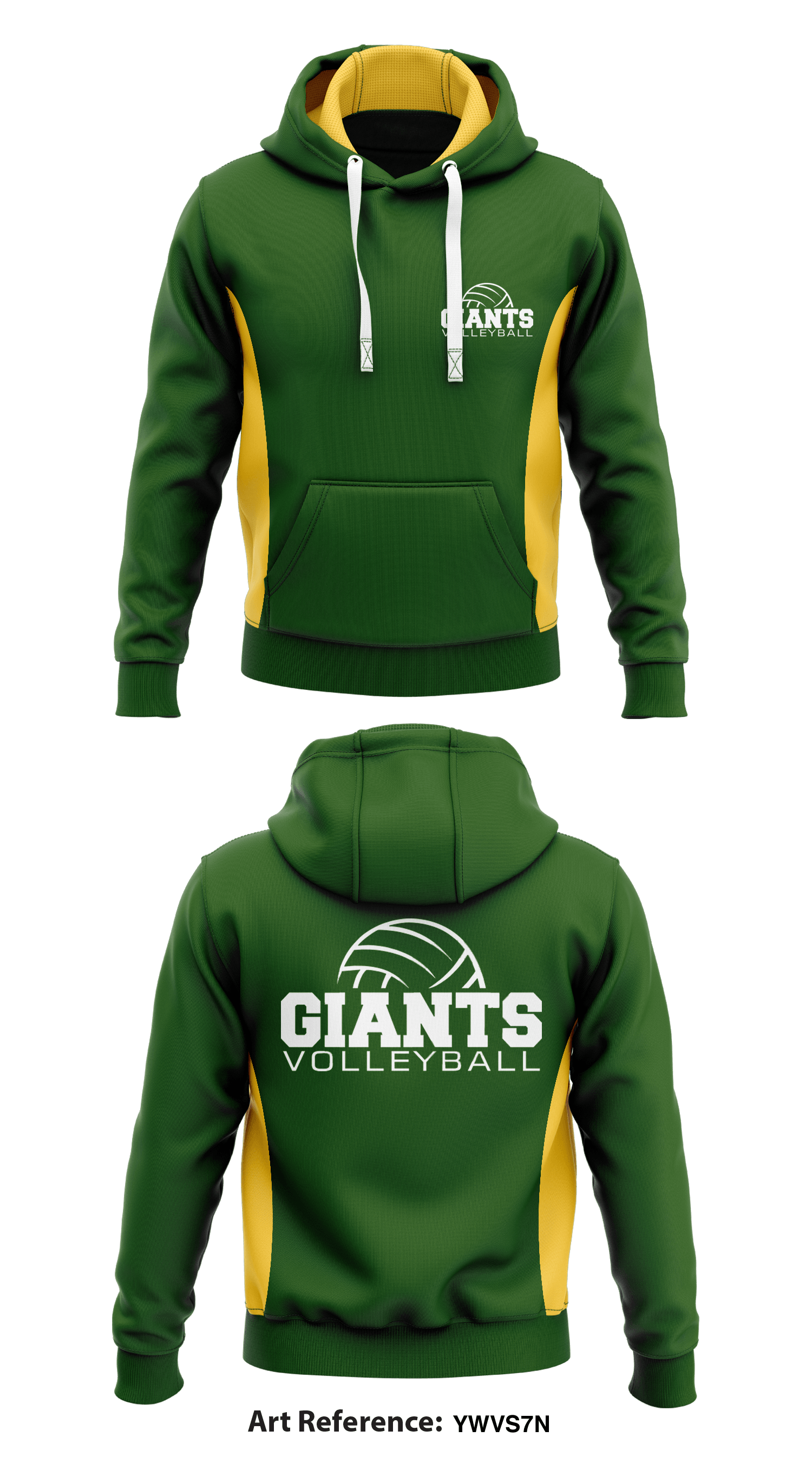 Green shop giants hoodie