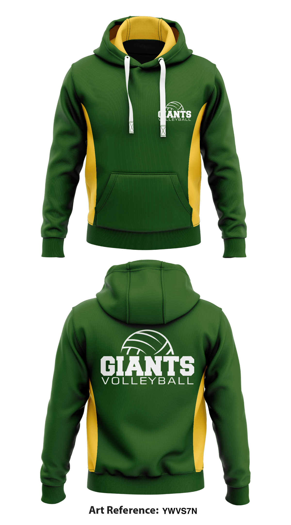 Giants Volleyball Core Men's Hooded Performance Sweatshirt - ywVS7n