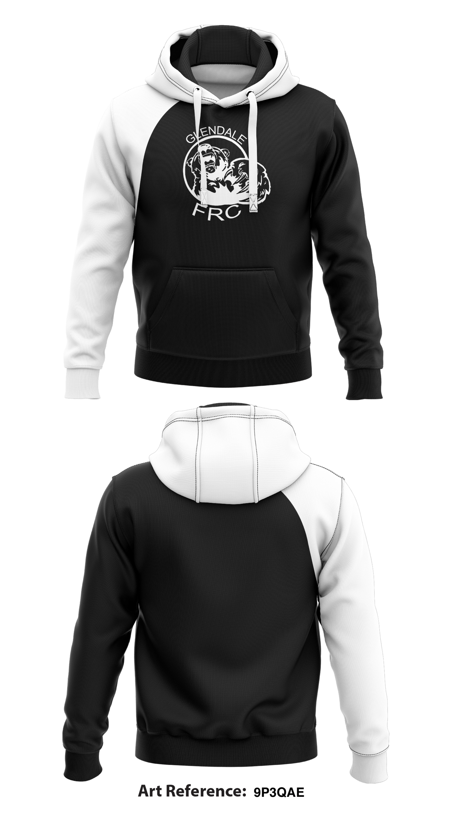 Glendale Robotics Store 1 Core Men's Hooded Performance Sweatshirt - 9p3qaE