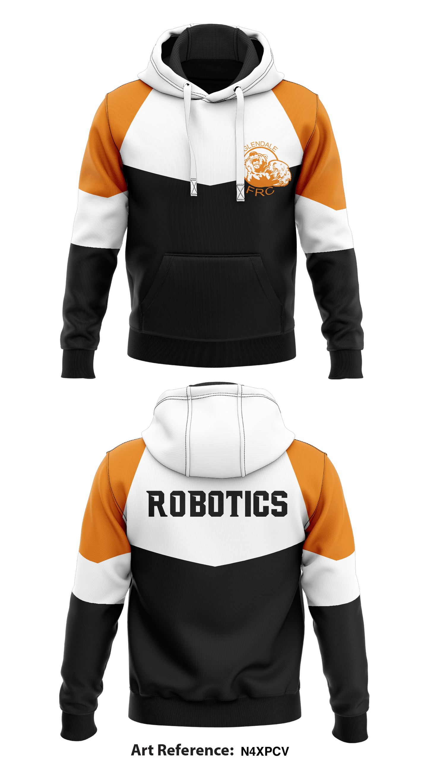 Glendale Robotics Store 2 Core Men's Hooded Performance Sweatshirt - n4XPCv