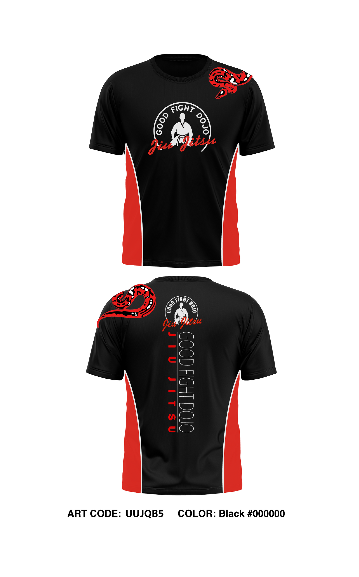 Good Fight Dojo Store 1 Core Men's SS Performance Tee - UUJQB5