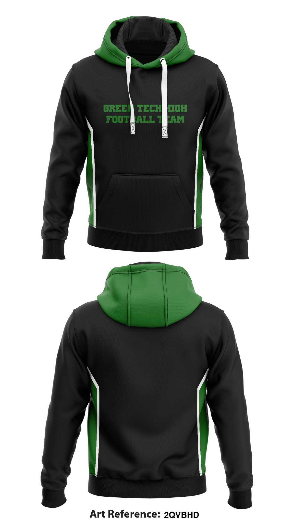 Green Tech High Store 1 Core Men's Hooded Performance Sweatshirt - 2qVBhd