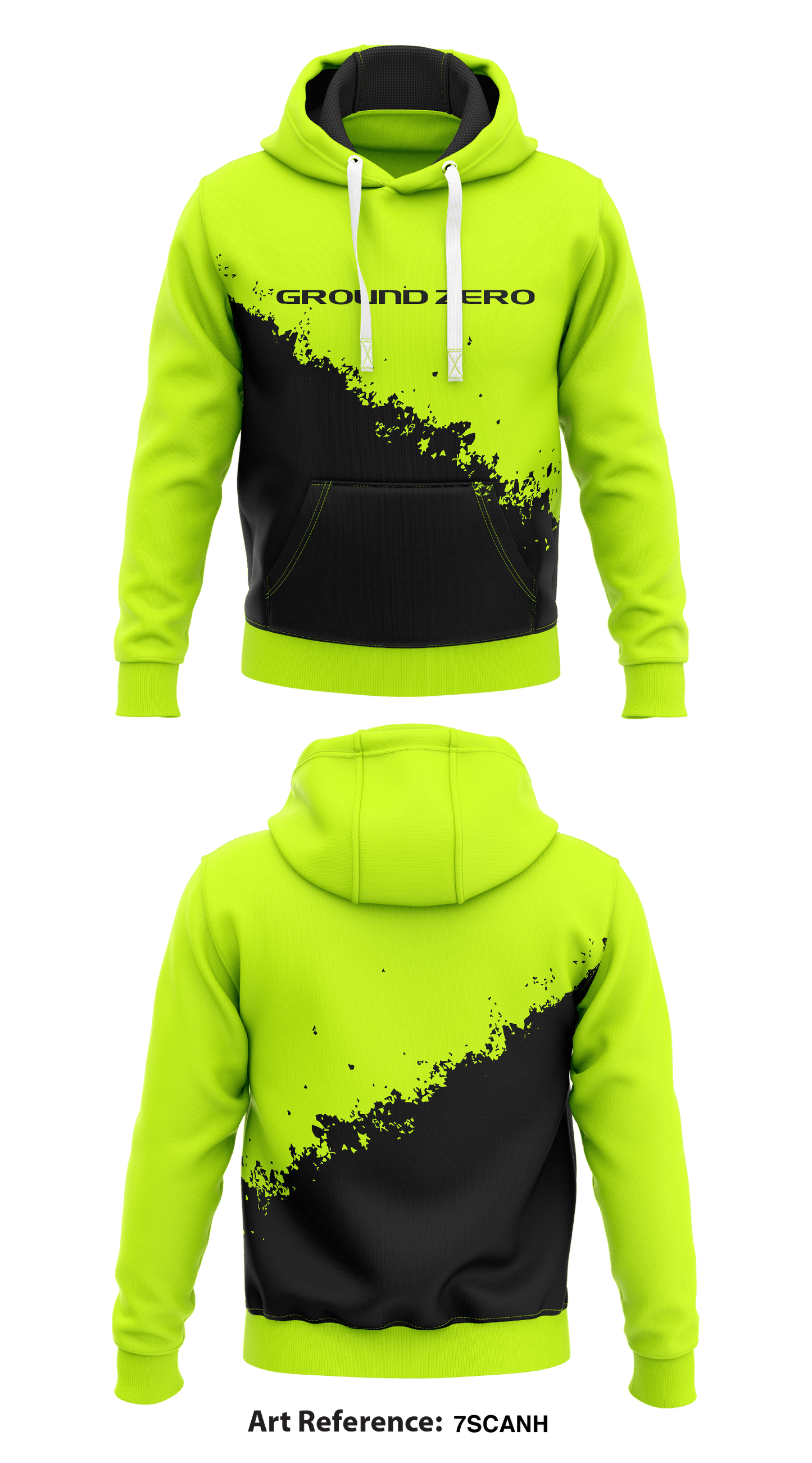 Ground Zero Store 1 Core Men's Hooded Performance Sweatshirt - 7SCANH