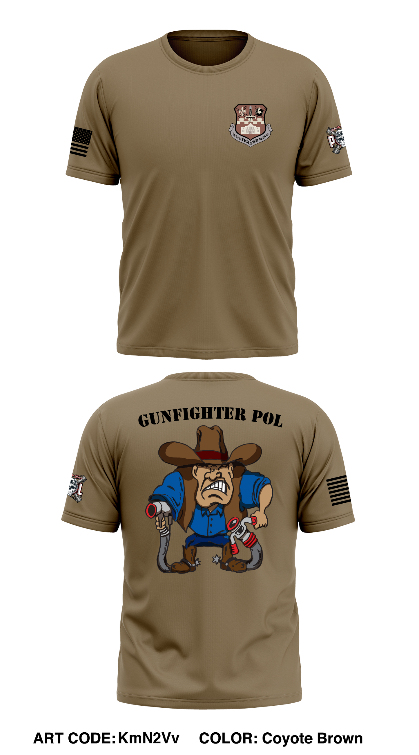 Gunfighter POL Store 1 Core Men's SS Performance Tee - KmN2Vv