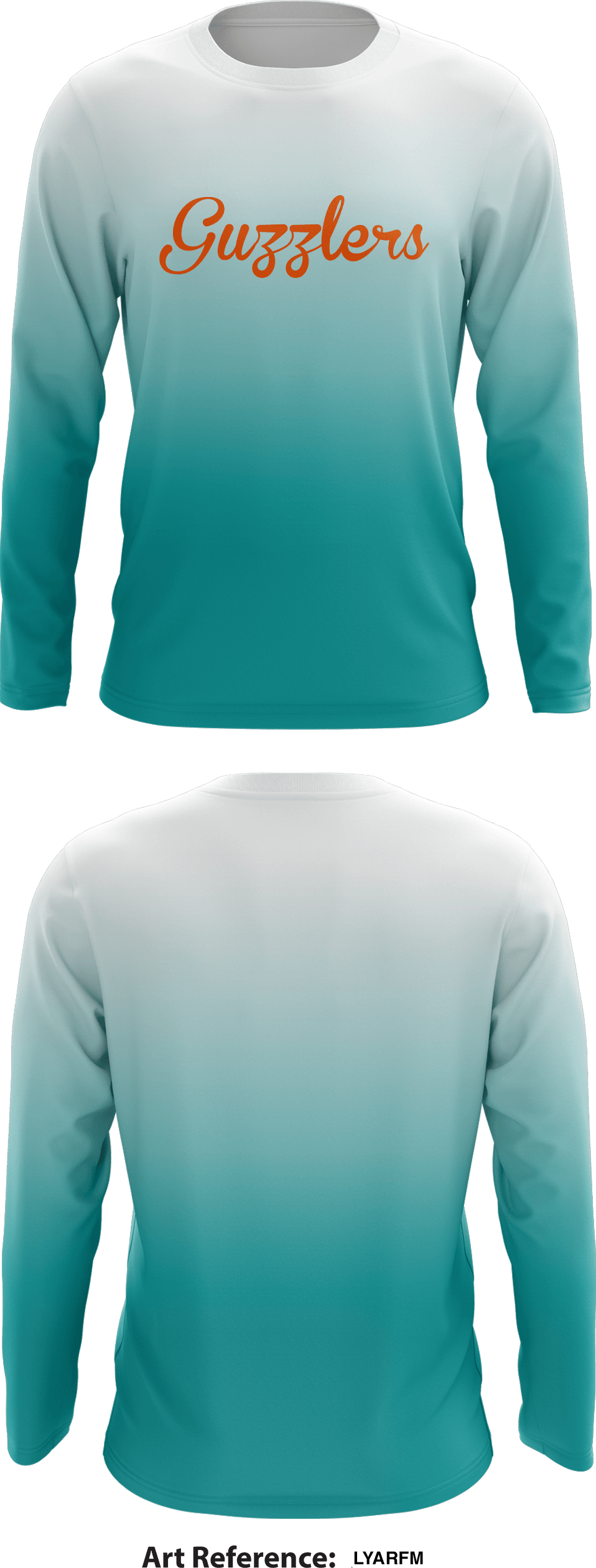 Guzzlers Store 1 Core Men's LS Performance Tee - LyarFm