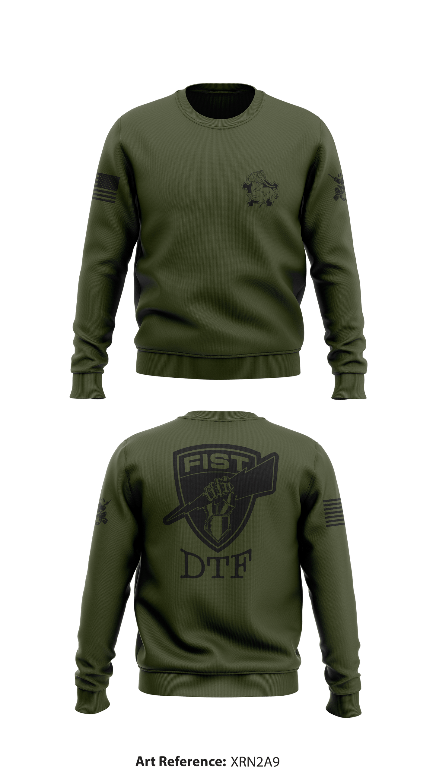 HHB 2/82 FA Store 1 Core Men's Crewneck Performance Sweatshirt - XRn2a9