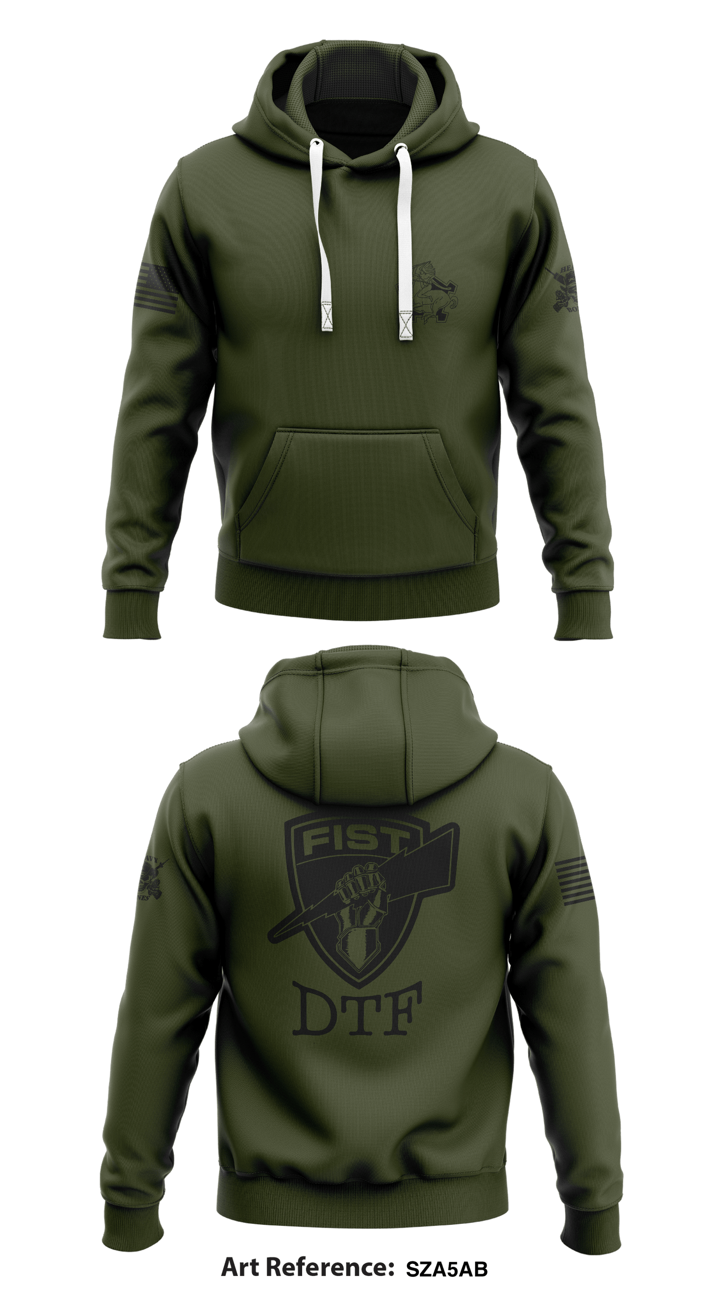 HHB 2/82 FA Store 1 Core Men's Hooded Performance Sweatshirt - SzA5ab