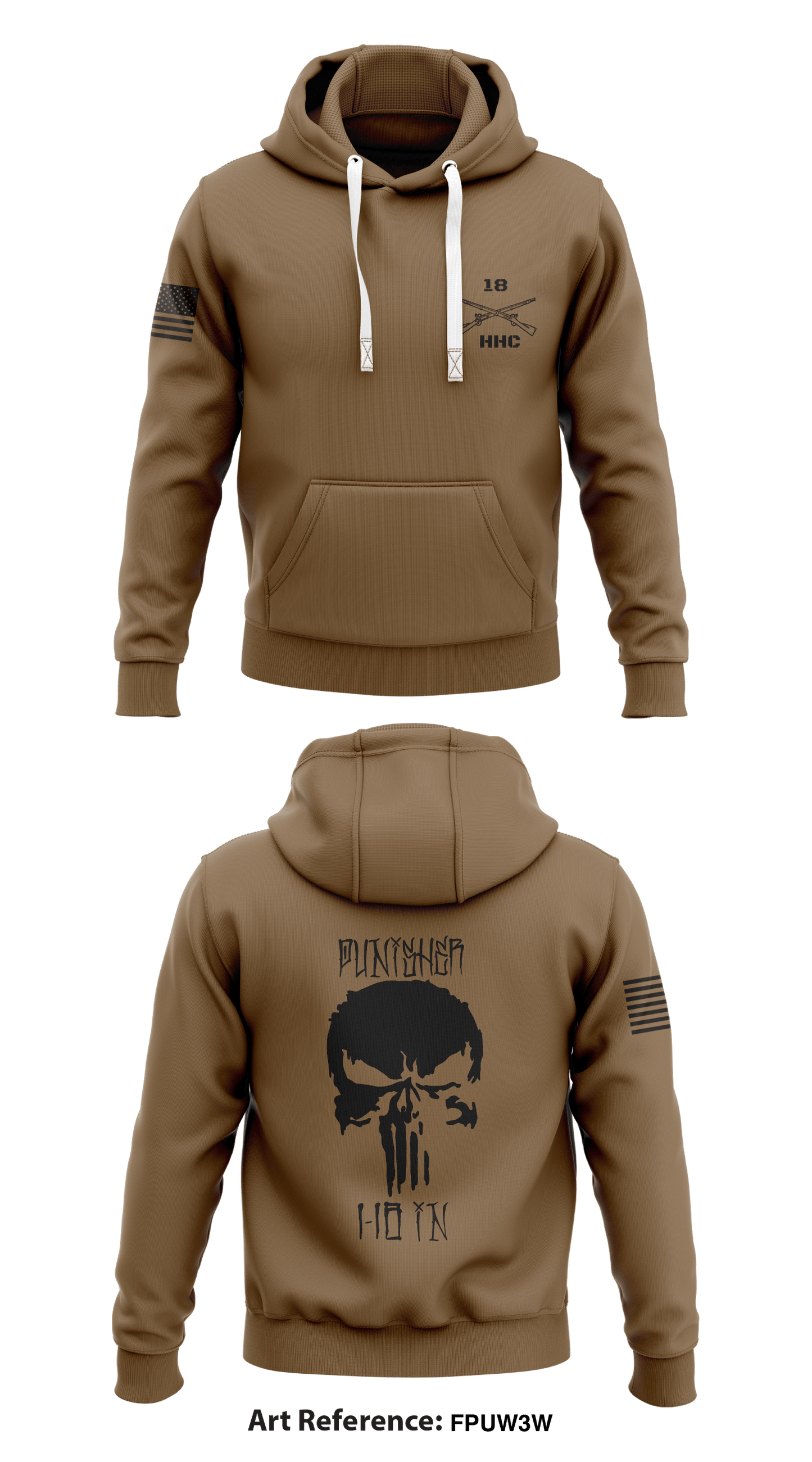 HHC, 1-18IN, 2ABCT, 1ID Core Men's Hooded Performance Sweatshirt - fPuW3w