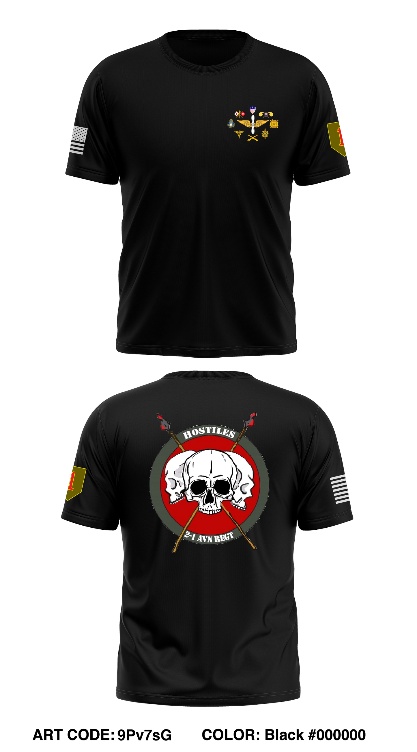 HHC, 2-1 GSAB Store 1 Core Men's SS Performance Tee - 9Pv7sG