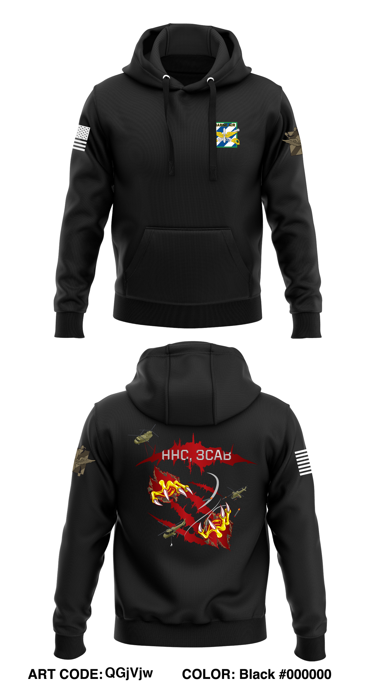 HHC, 3CAB Store 1 Core Men's Hooded Performance Sweatshirt - QGjVjw