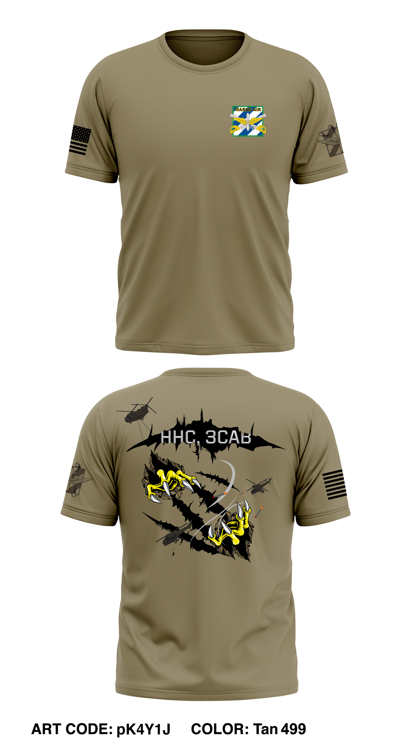 HHC, 3CAB Store 1 Core Men's SS Performance Tee - pK4Y1J