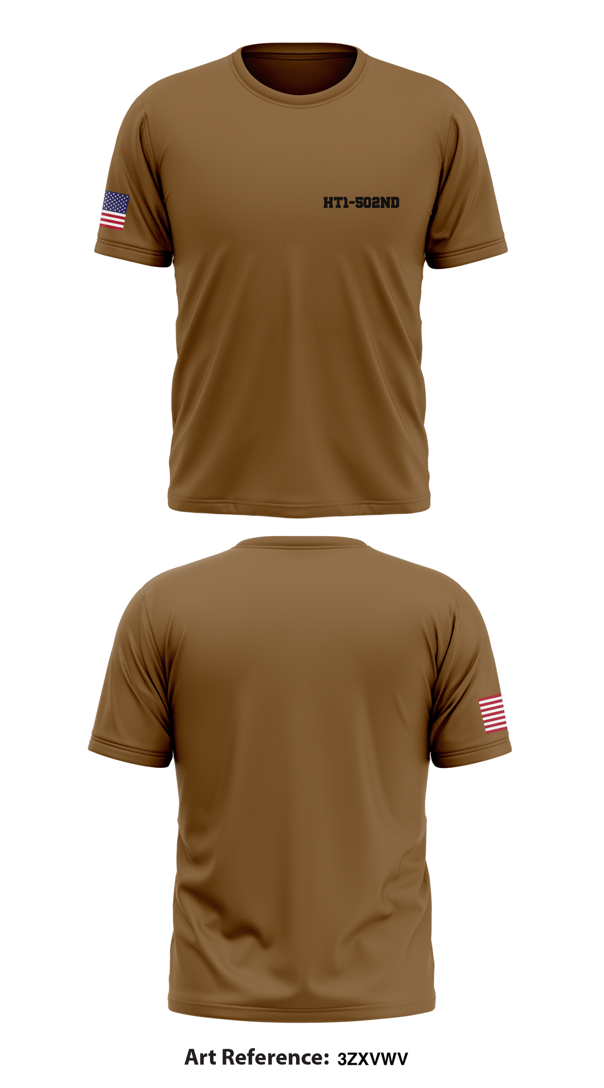 HT1-502nd Store 1 Core Men's SS Performance Tee - 3ZxVWv
