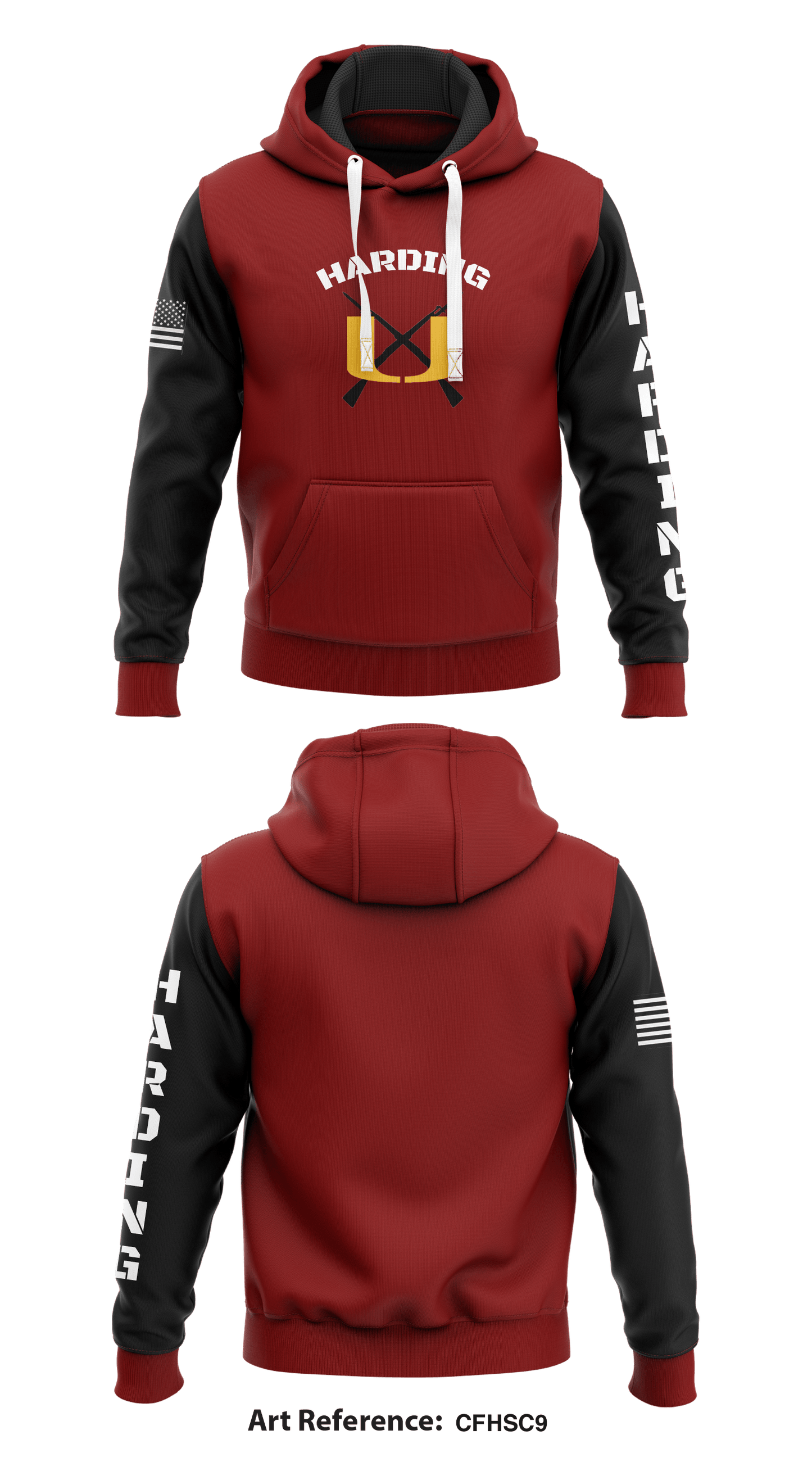 HUHS JROTC Store 2 Core Men's Hooded Performance Sweatshirt - CFHsC9